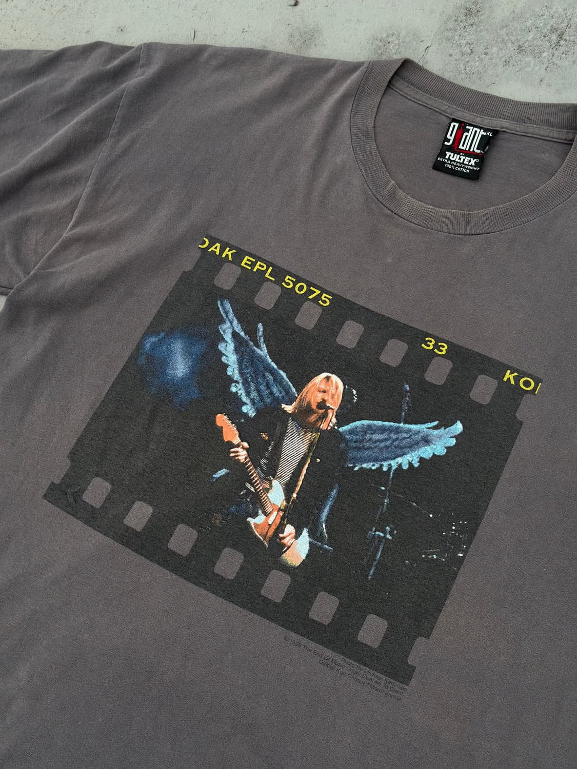 90s Nirvana Kurt cobain 빈티지 너바나 밴드티 XL 상품이미지1
