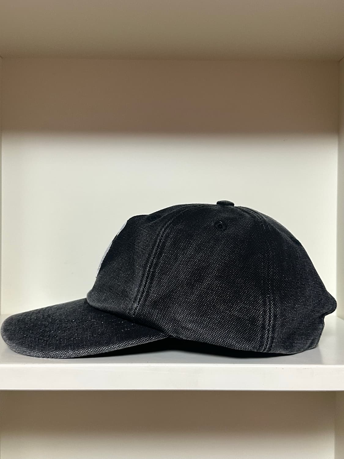 슈프림 피그먼트 S 로고 6-패널 블랙 볼캡 모자- 24FW 상품이미지3