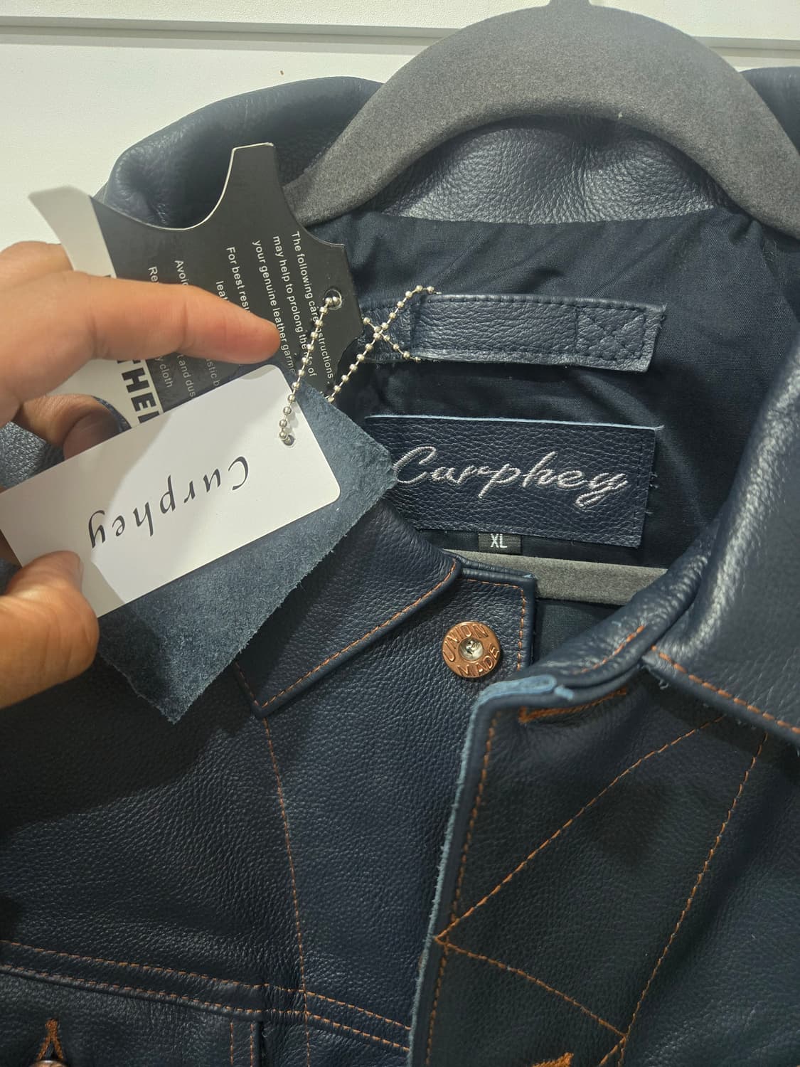 Curphey leather Jacket union made 105 상품이미지2