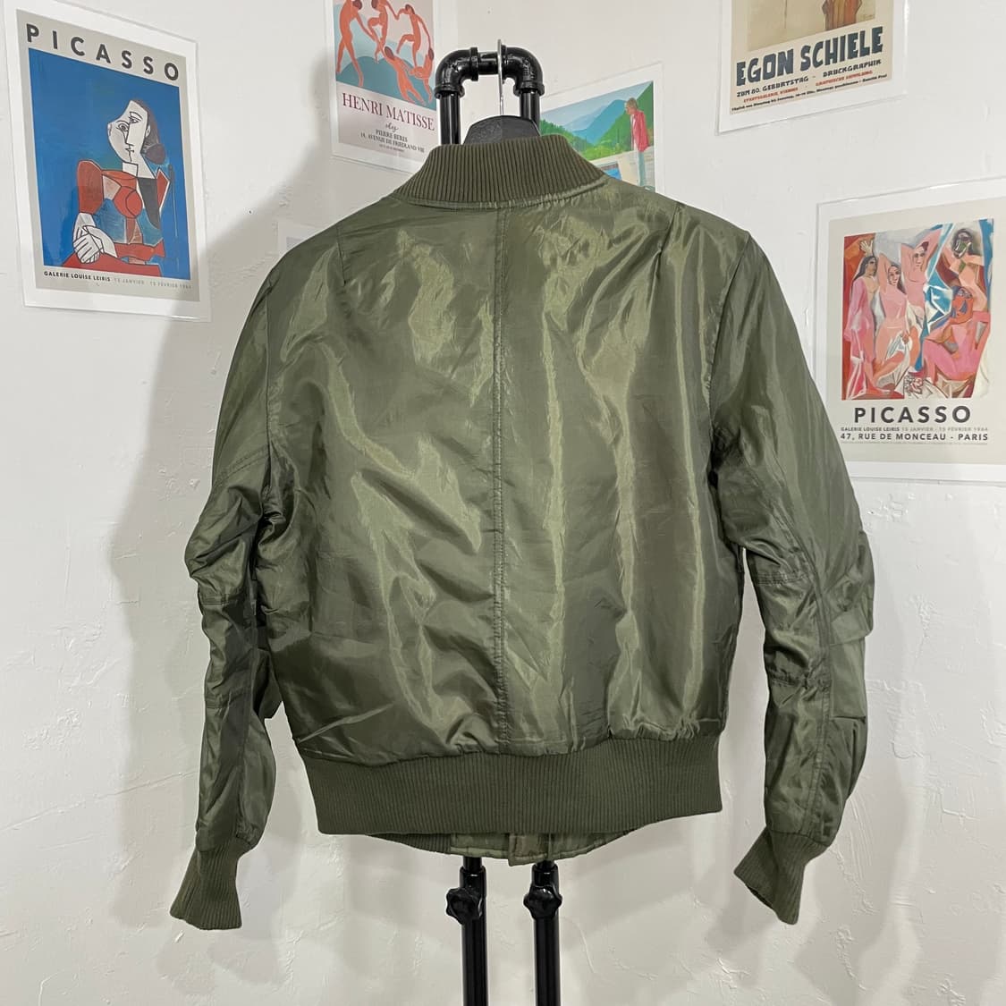 딥카키 항공점퍼 ma-1 상품이미지3