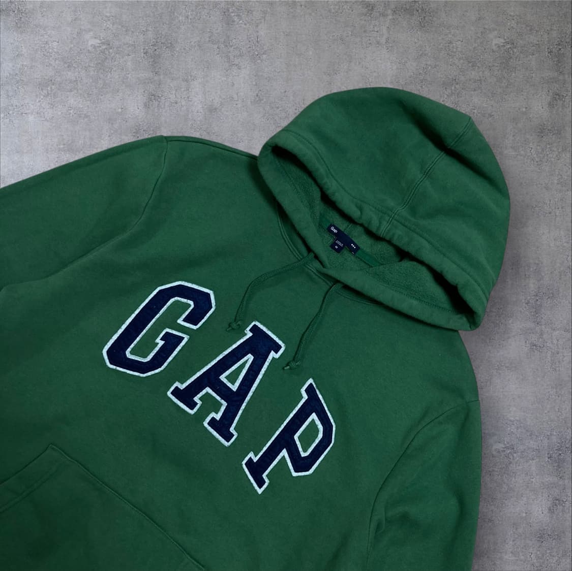 GAP 스펠아웃 빅로고 그린 후드티 상품이미지2