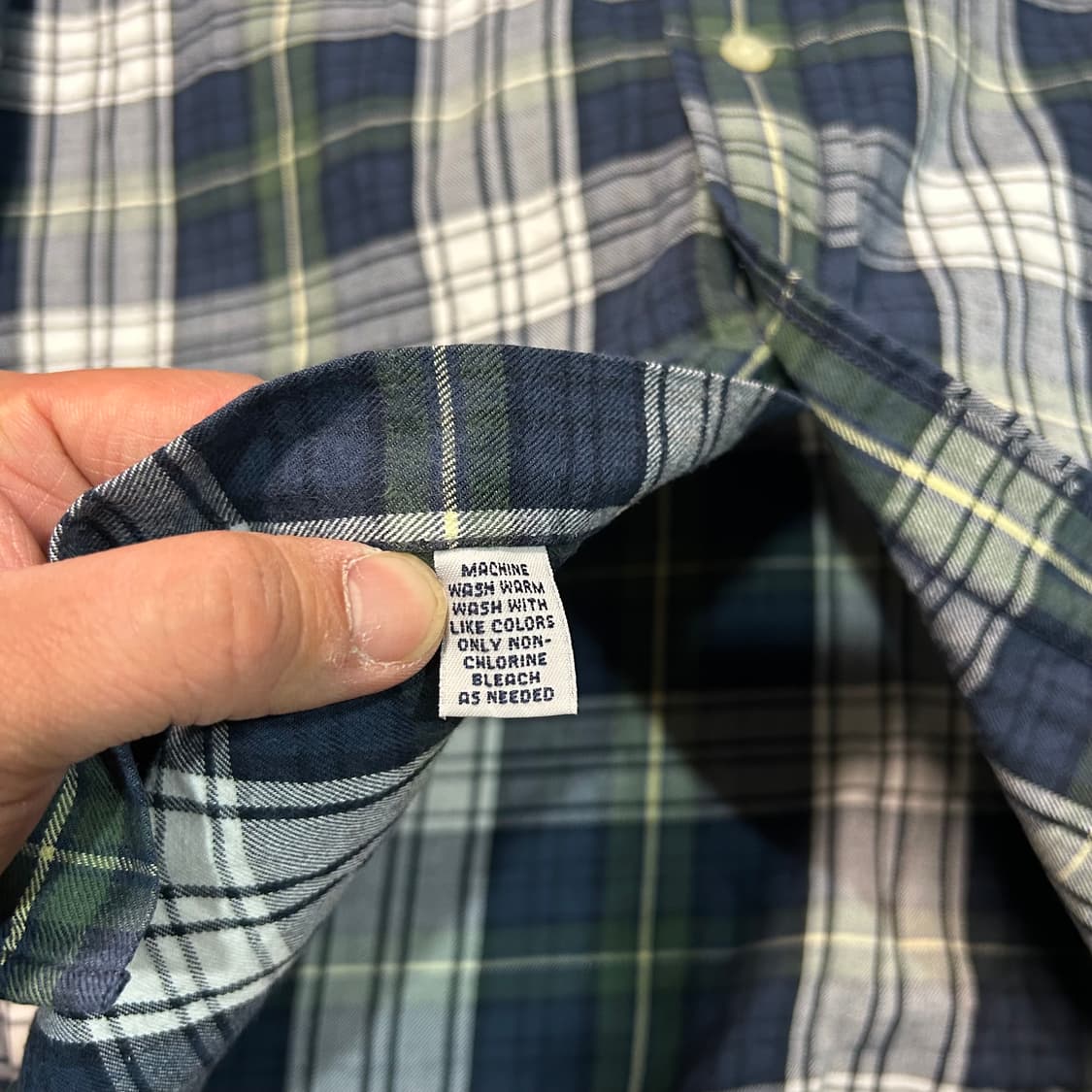 [XL] 90s 폴로 랄프로렌 블레어 핏 체크셔츠 상품이미지5