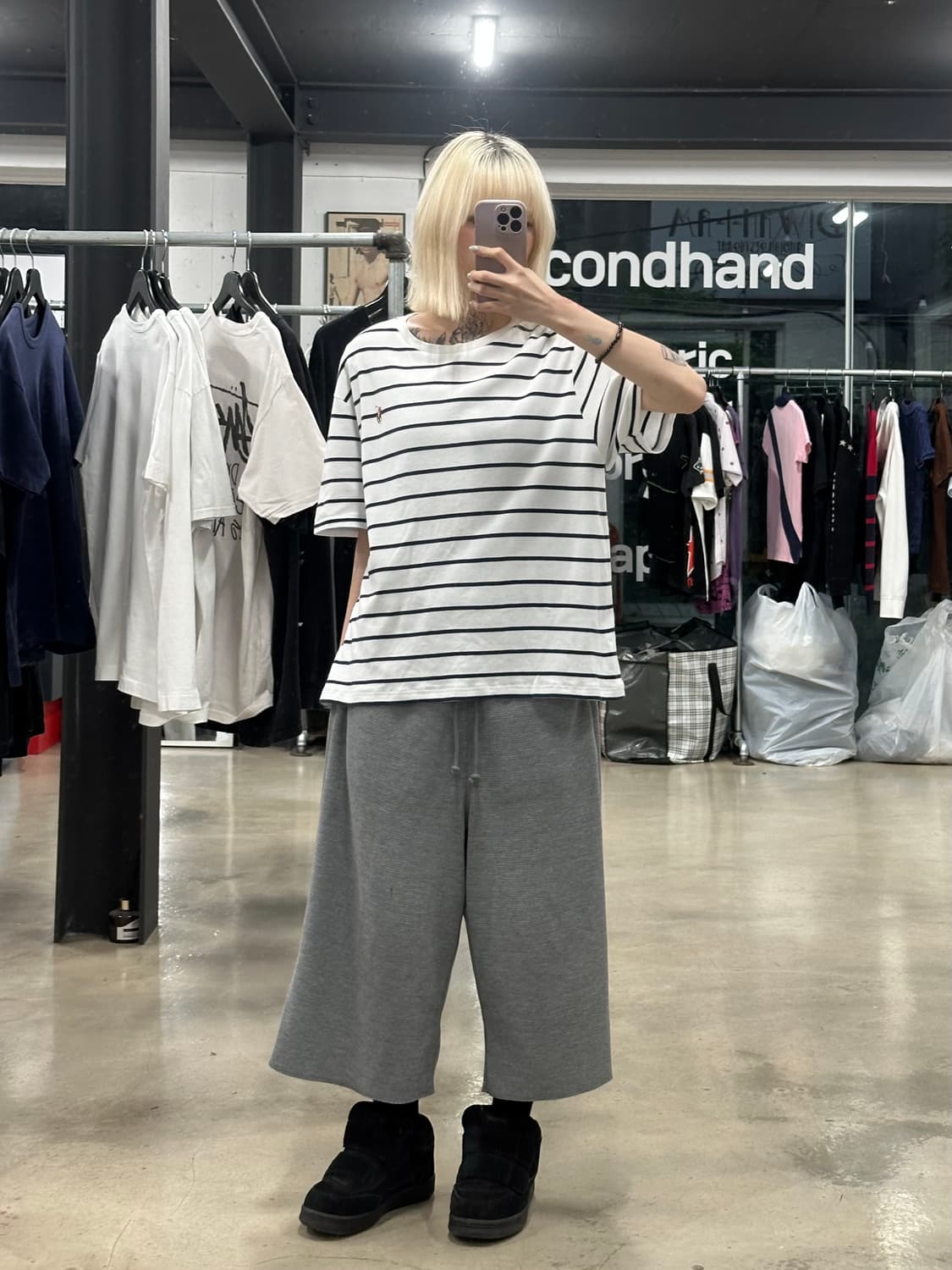 폴로 랄프로렌 스트라이프 반팔 티셔츠 상품이미지3