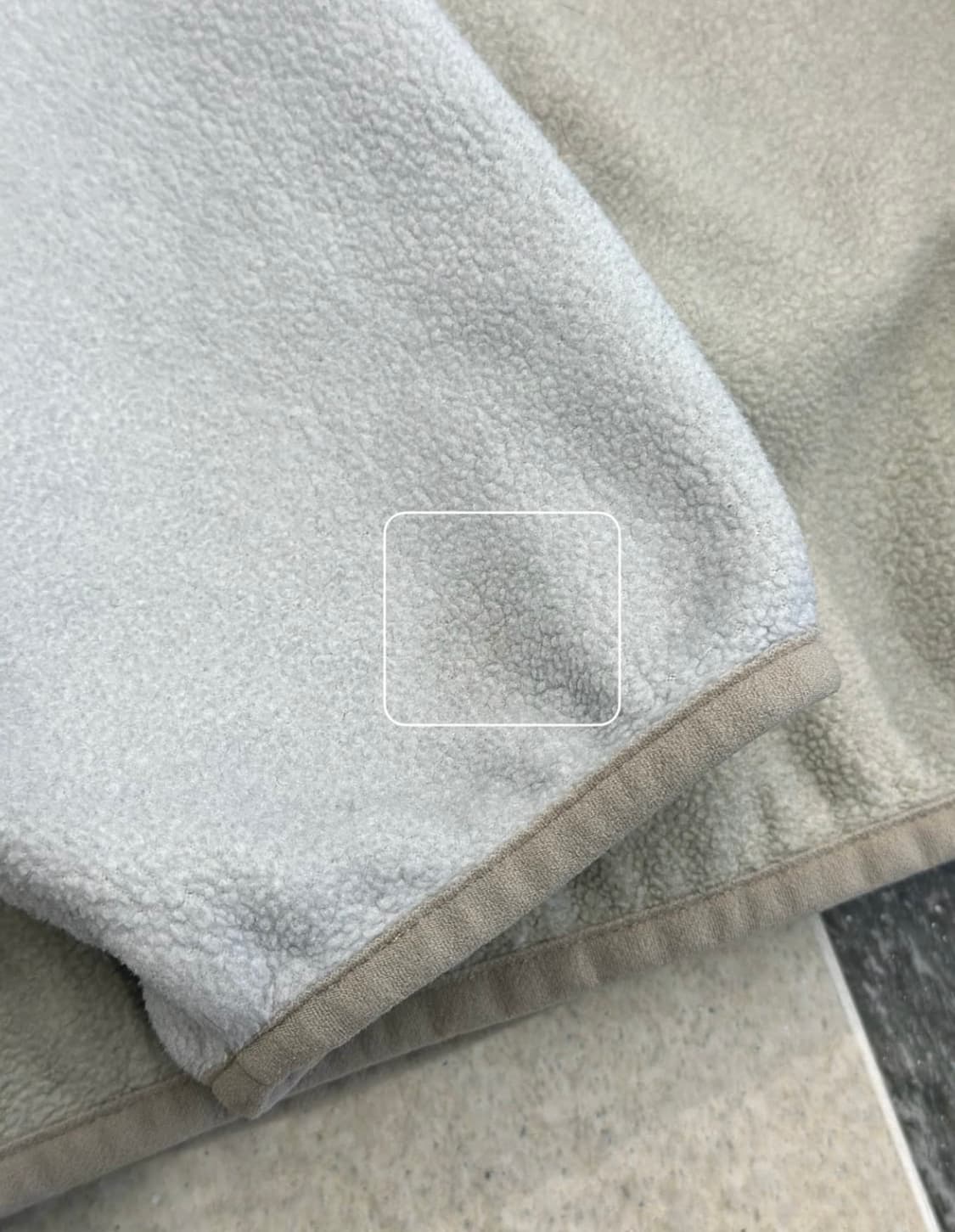 파타고니아 신칠라 그레이/베이지 스냅 플리스 상품이미지8