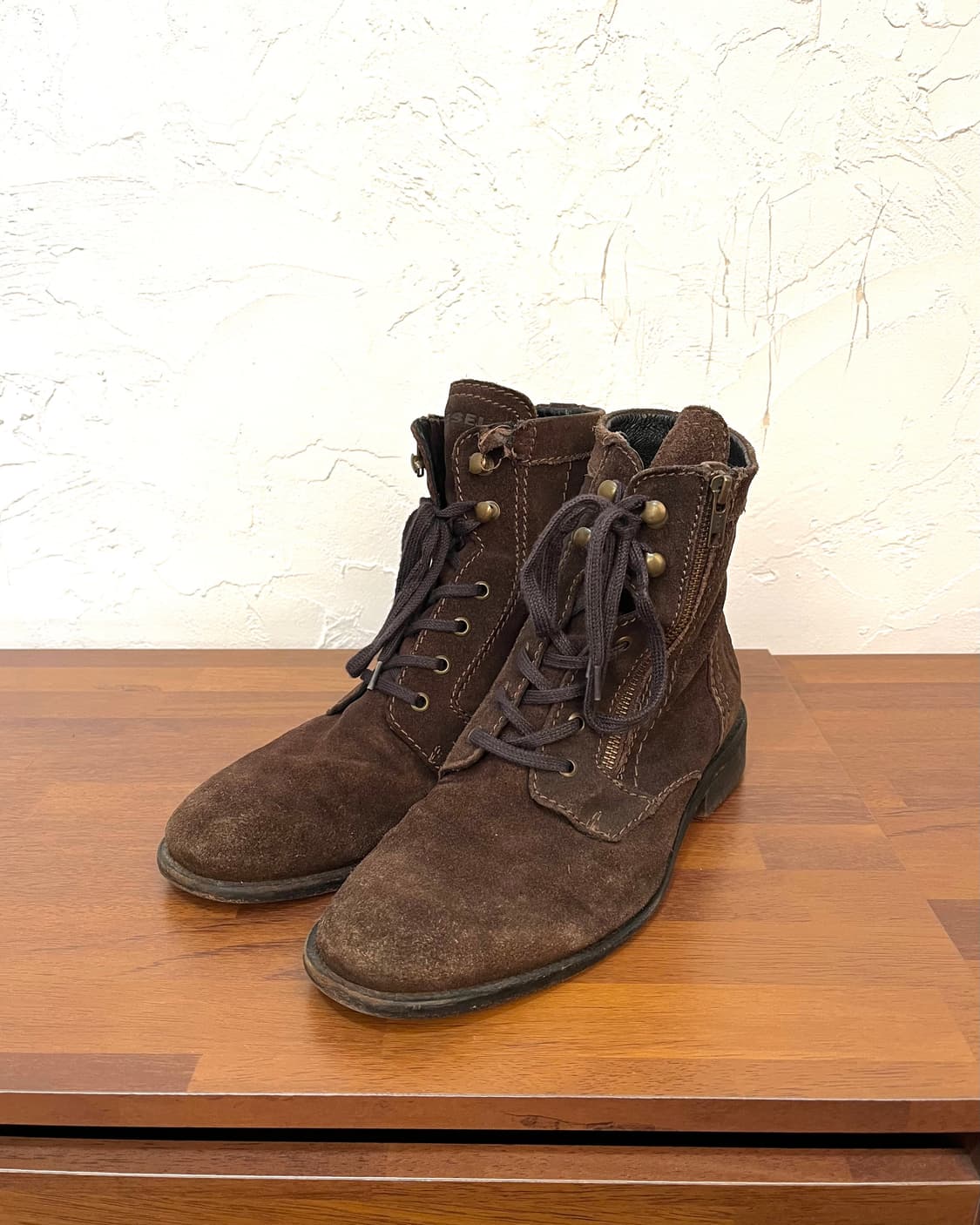 디젤 스웨이드 집업 워커 부츠 상품이미지2