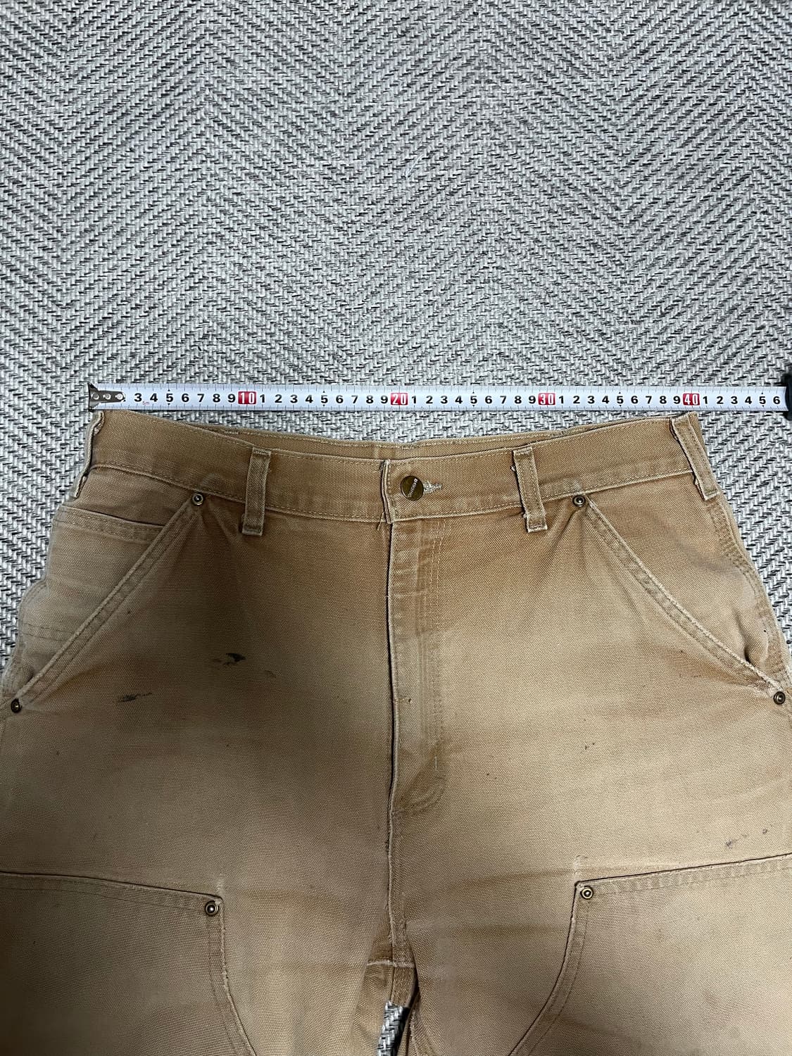 칼하트 더블니 b01 brn 페이디드 32x34 상품이미지4