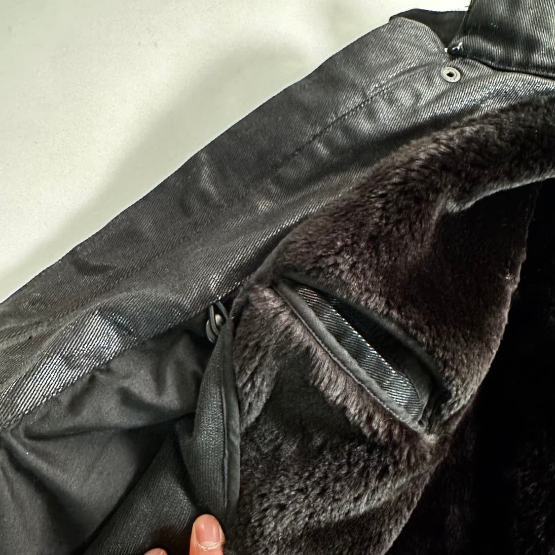 알마니 익스체인지 블랙 라이더 자켓 상품이미지8