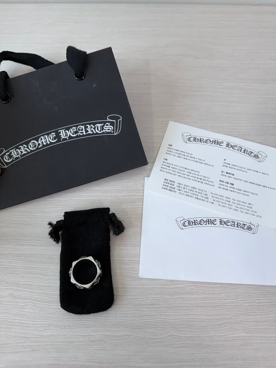 [20호] 크롬하츠 플러스 펜타곤링 상품이미지2