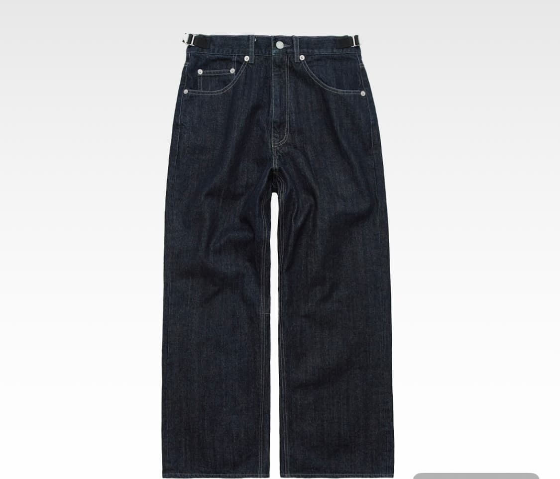 2)폴리테루 고시마 데님 원 1워시 인디고 상품이미지1