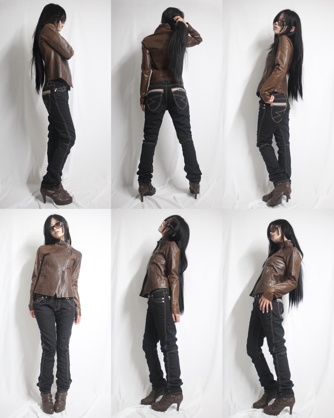 Theory leather skin high neck jacket 상품이미지6