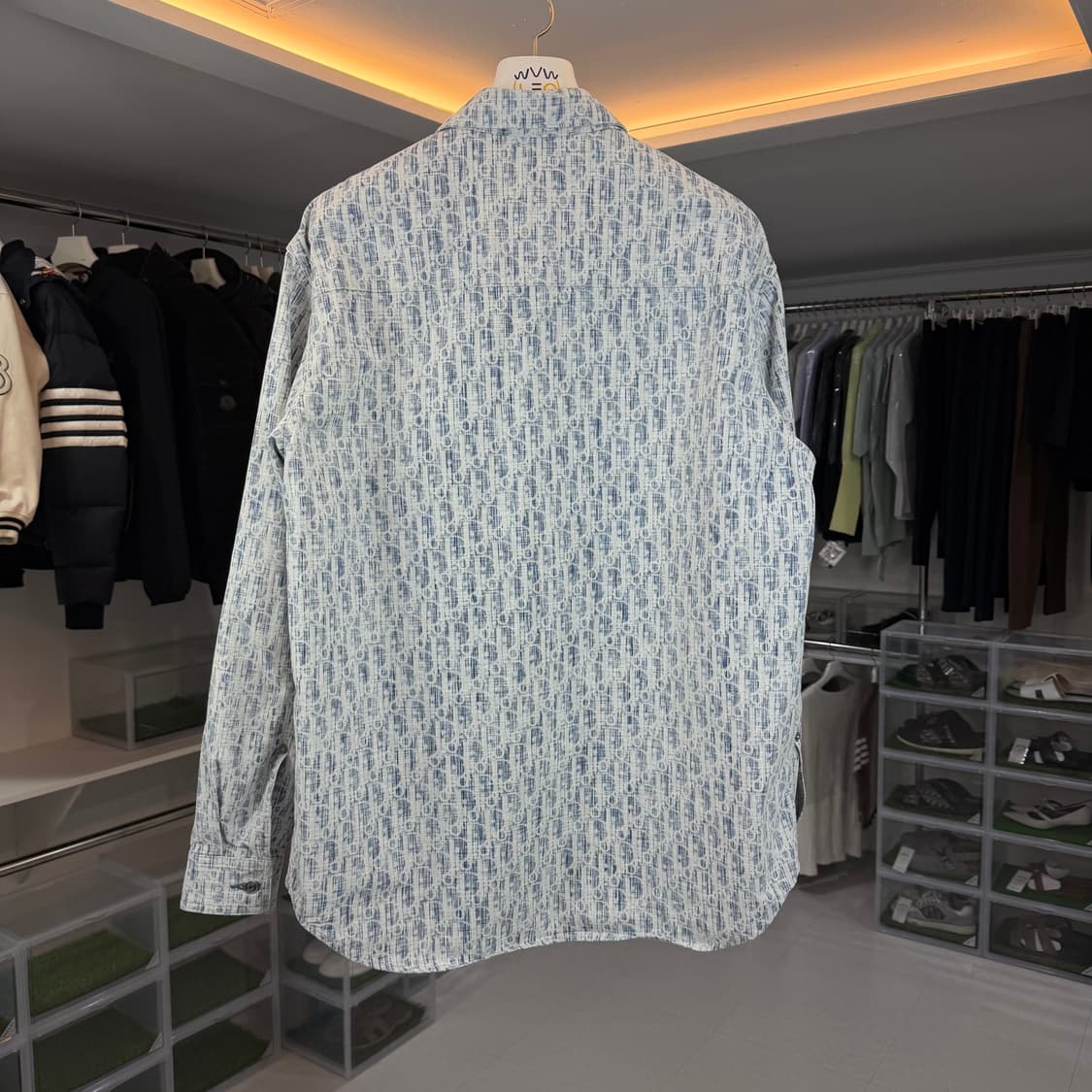 [리오브] 디올 오블리크 카스리 데님 셔츠 상품이미지2