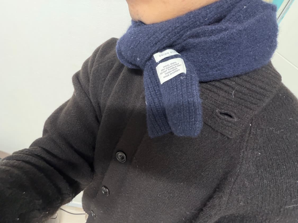 유니온블루 울 머플러 상품이미지4