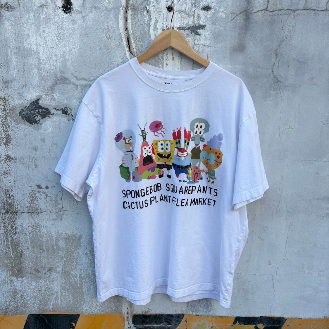 Uniqlo x CPFM 유니클로 스폰지밥 반팔 티셔츠 상품이미지1