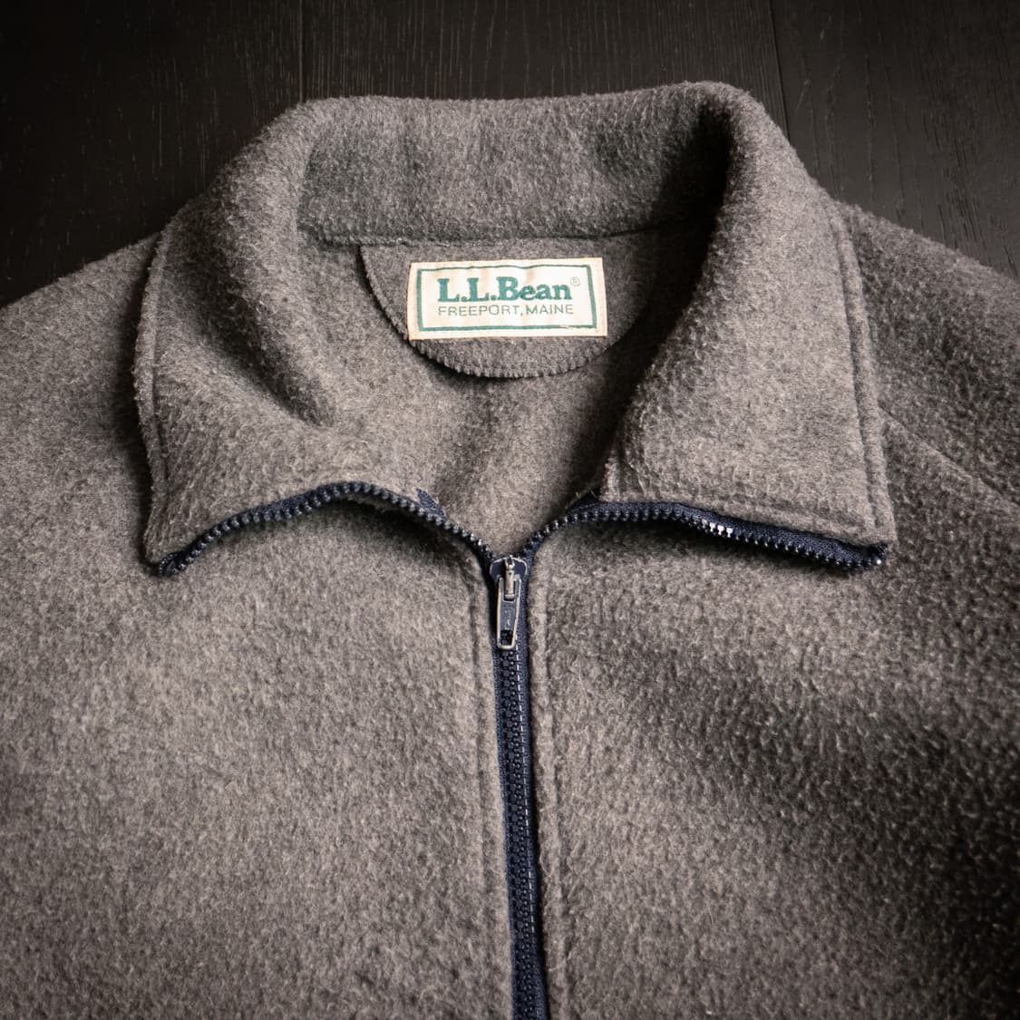 80s LLBEAN Bunting Fleece Jacket (~104) 상품이미지3