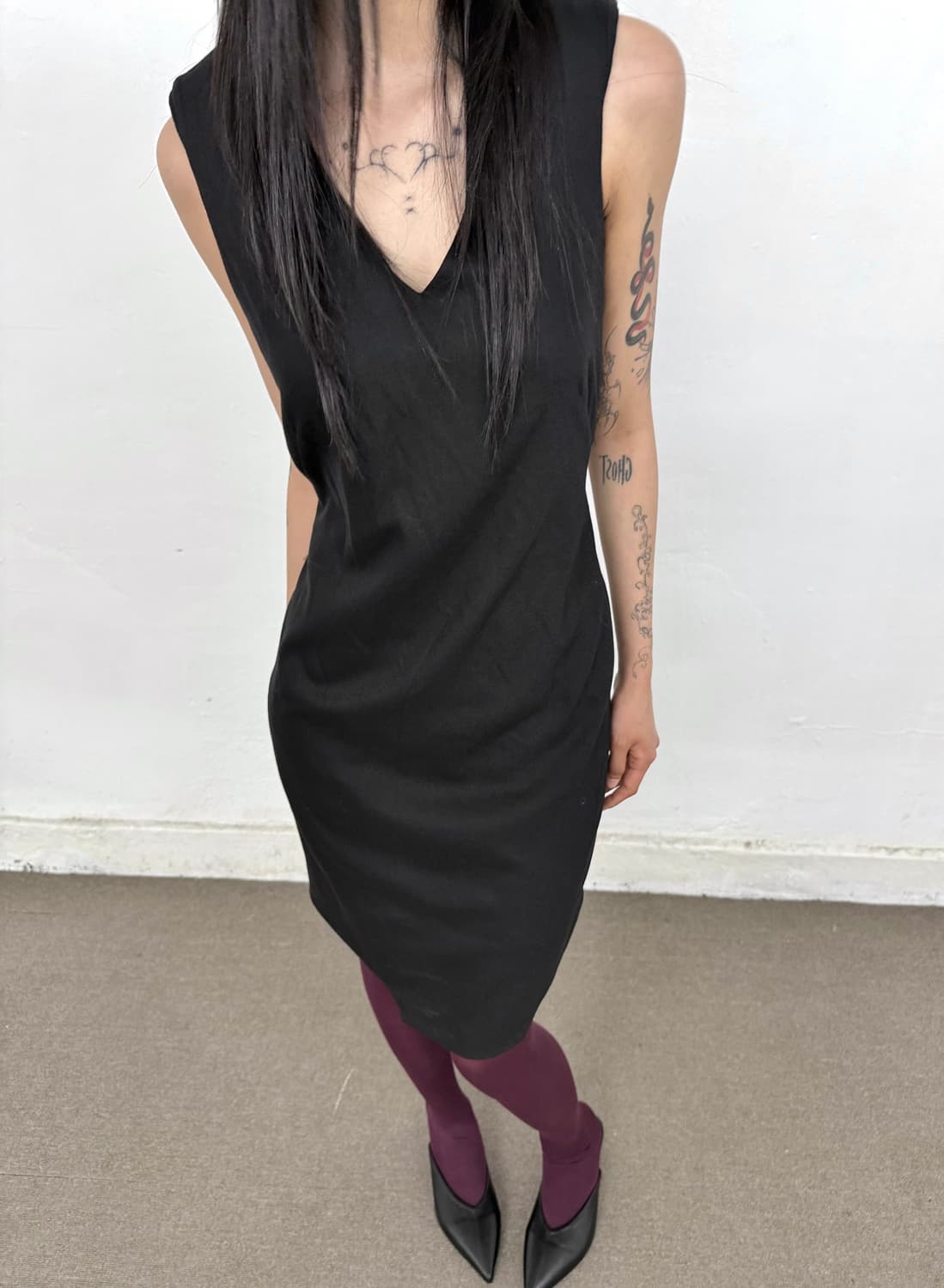 HELMUT LANG Black Mini Dress 상품이미지1