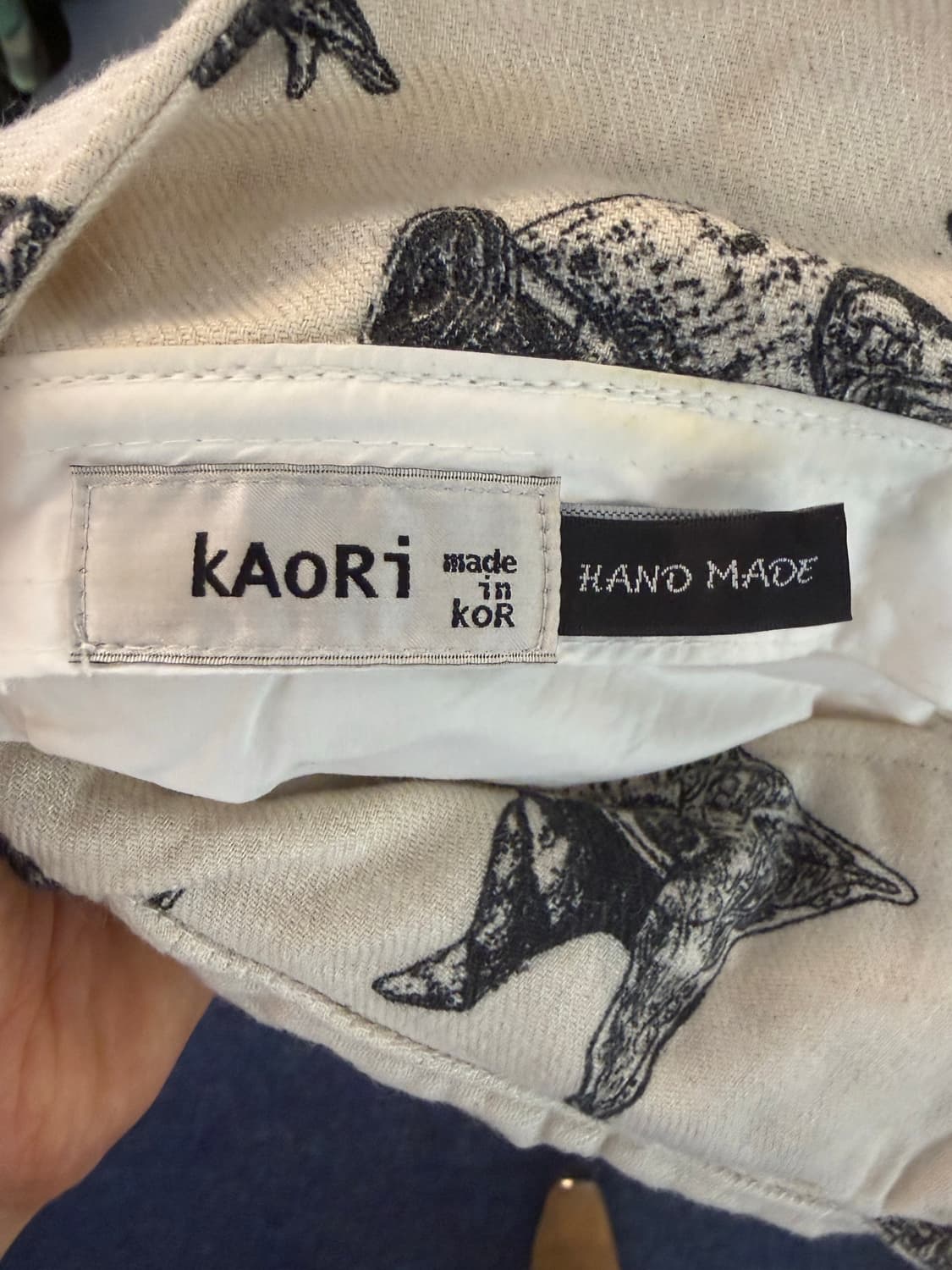 Lcbx x 白宰仲 kaori earflap cap (Hand made) 상품이미지5