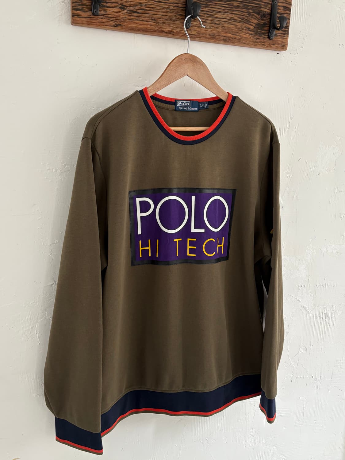Polo 폴로 랄프로렌 신형라벨 하이테크 맨투맨 상품이미지1