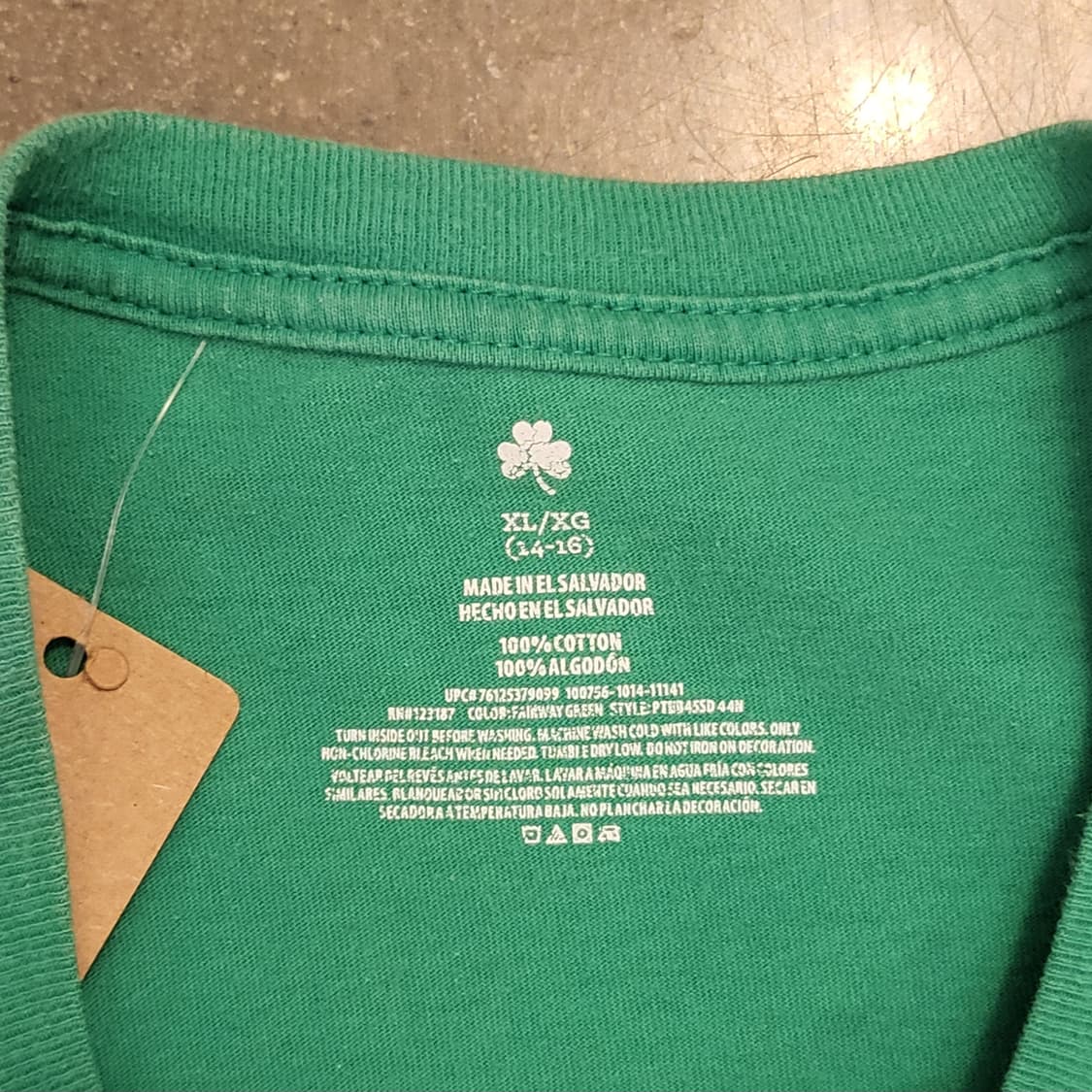 네잎클로버 프린팅 반팔티 상품이미지3