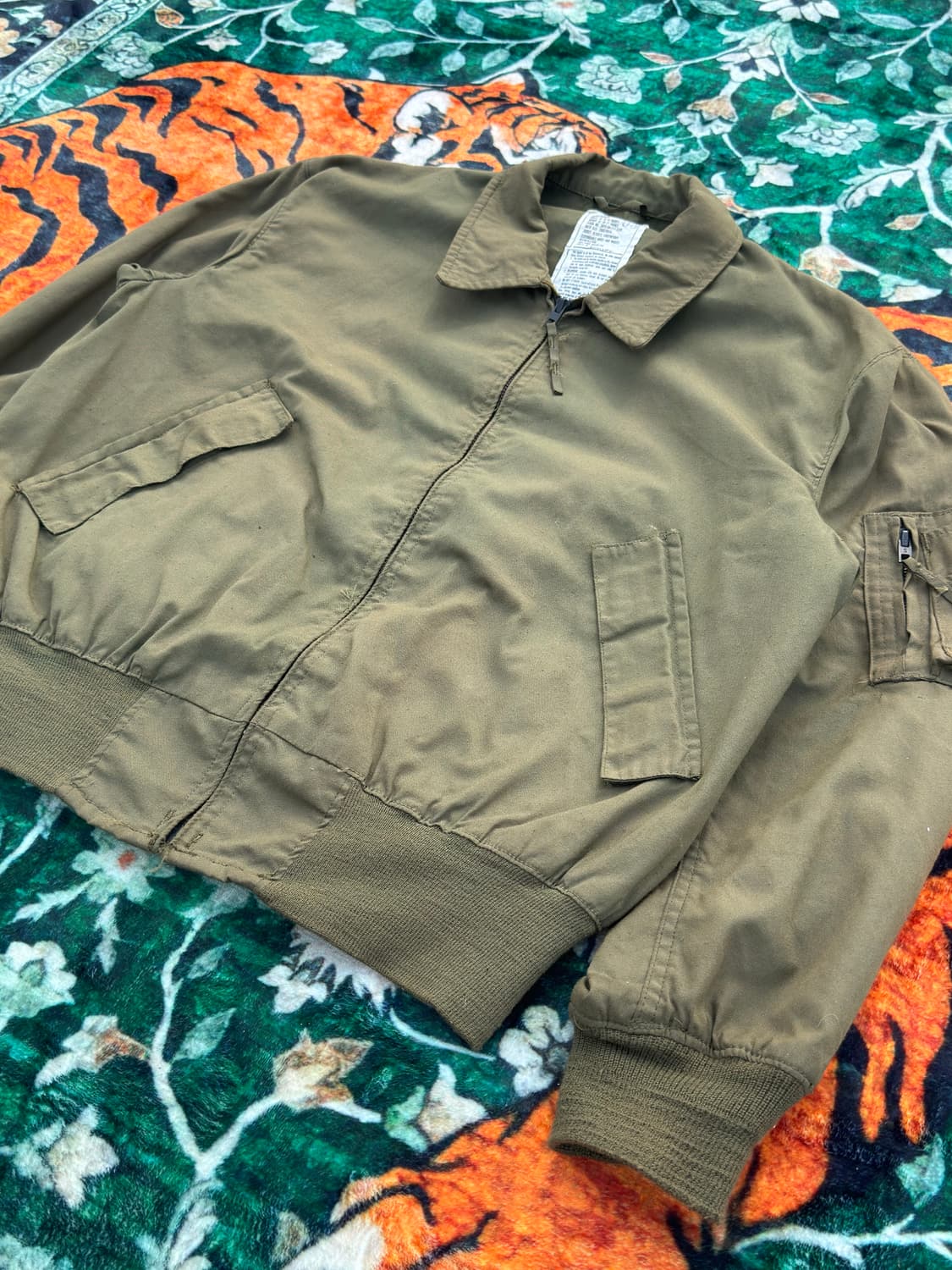 90s CVC tanker jacket OG (L-R) 상품이미지3