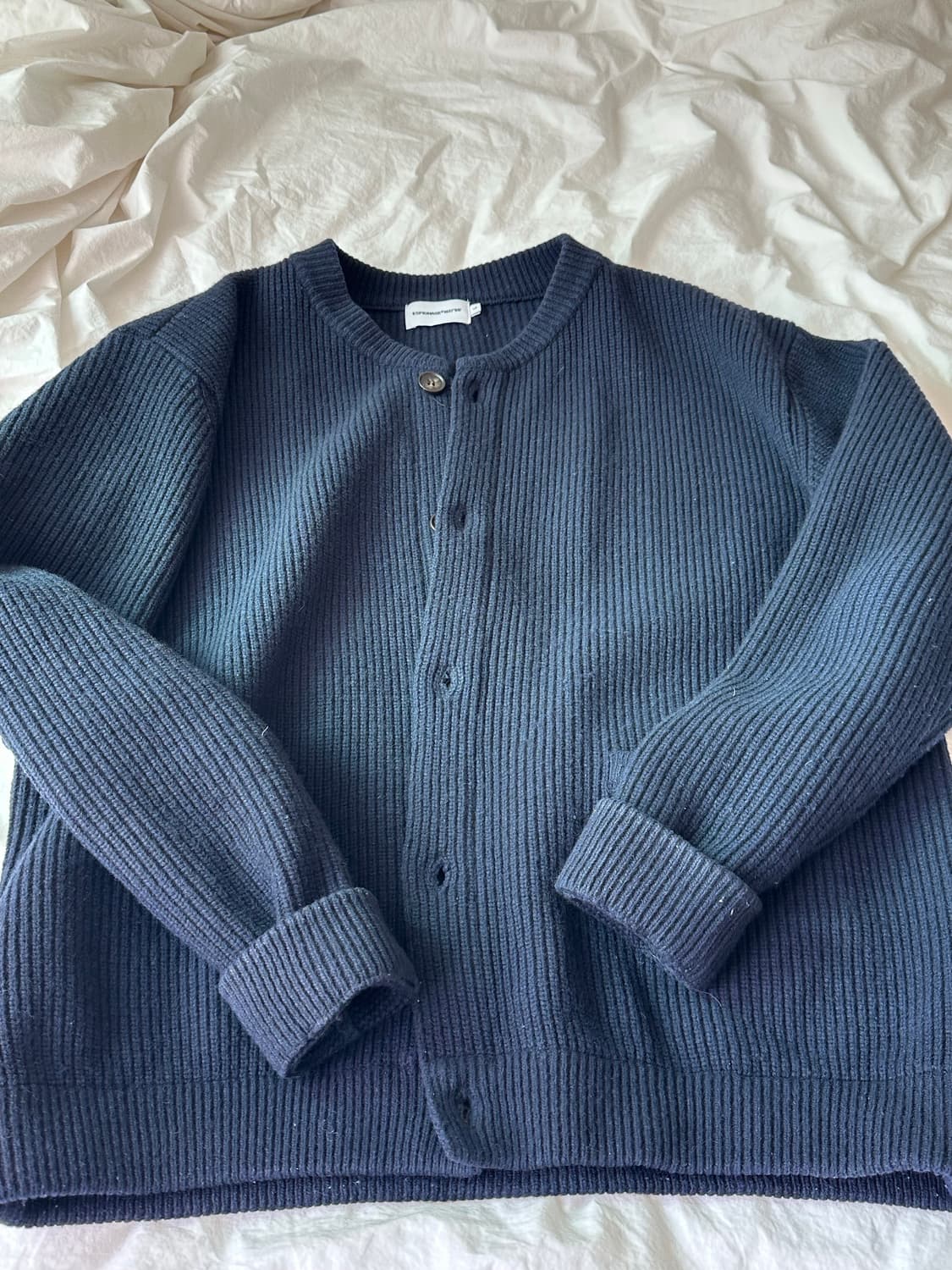 L) 에스피오나지 밀러 헤비웨이트 니트 가디건 팝니다 상품이미지1