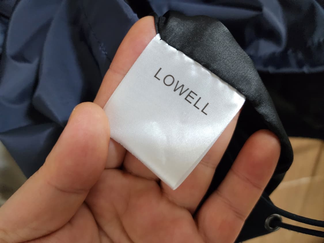 (F)LOWELL 투톤 배색 바람막이 점퍼 상품이미지4