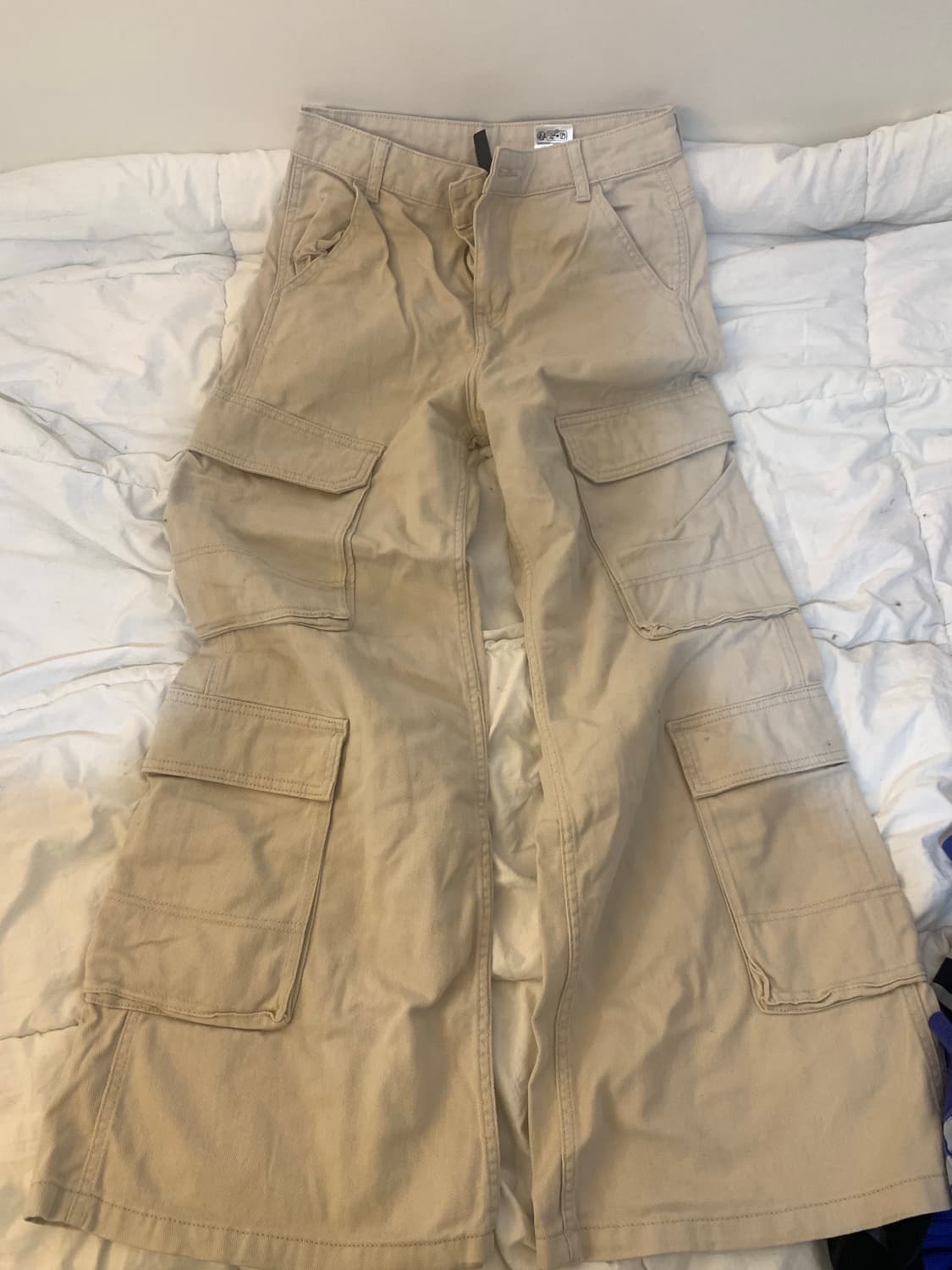 카고팬츠 아이보리 베이지 상품이미지1