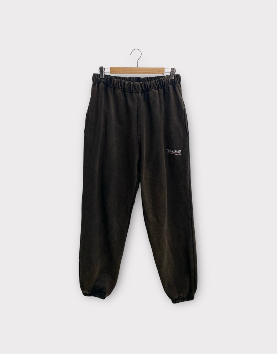 발렌시아가 웨이브로고 워싱 조거팬츠 M 상품이미지1