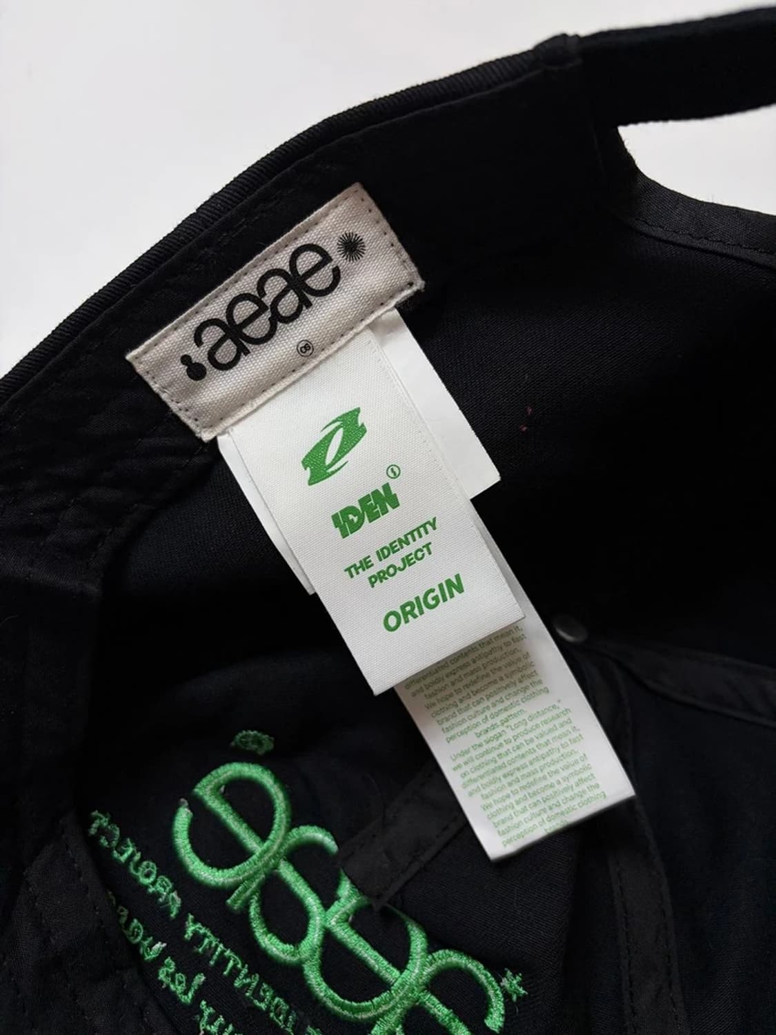 AEAE x 더아이덴티티프로젝트 로고 볼캡 Q1544 상품이미지5