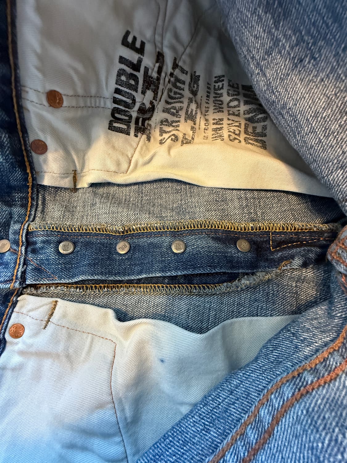 rrl 더블알엘 힐스뷰 스트레이트 데님 32x30 상품이미지5