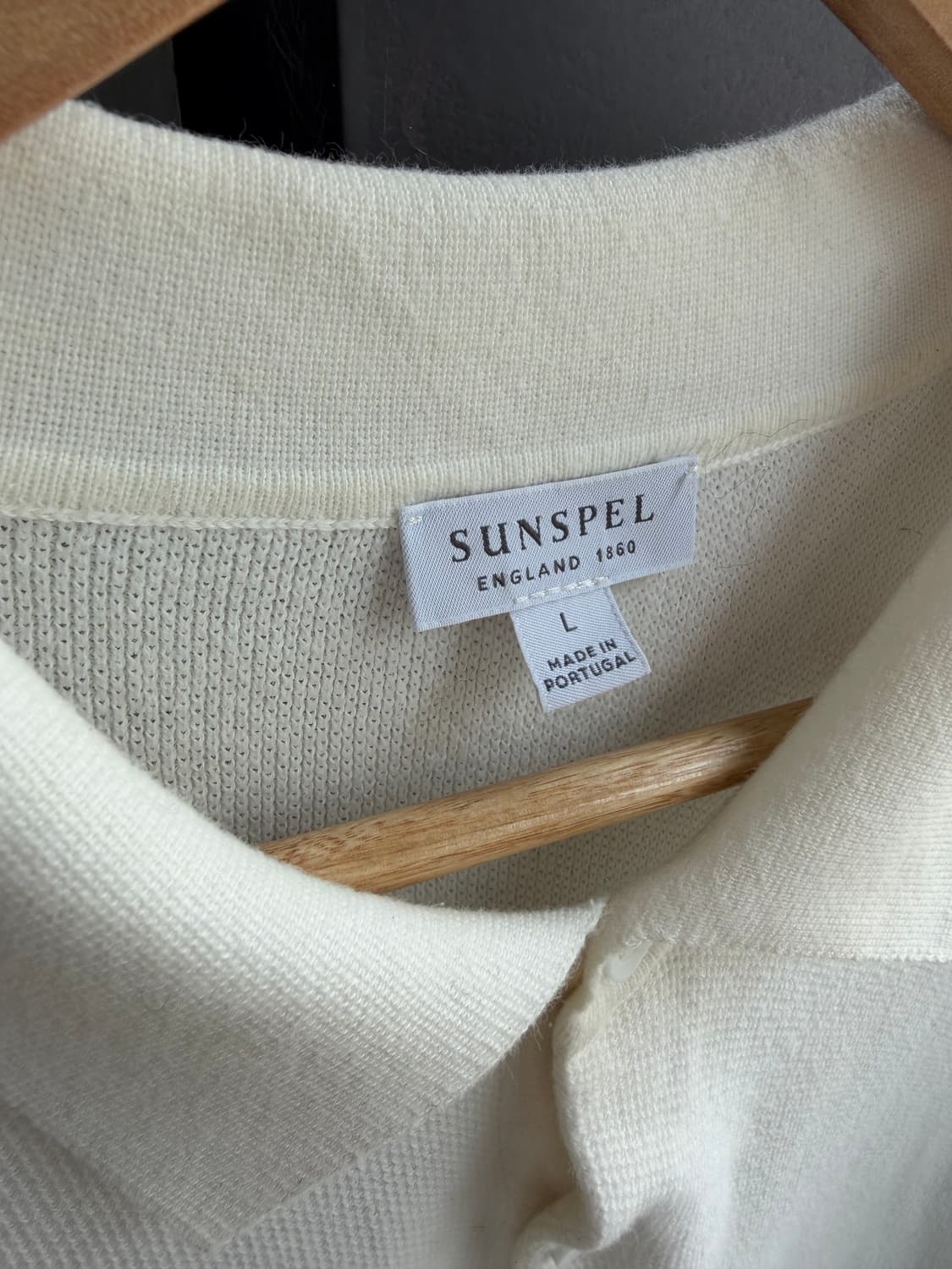 L/ 선스펠 울 니트 폴로 반팔 상품이미지4