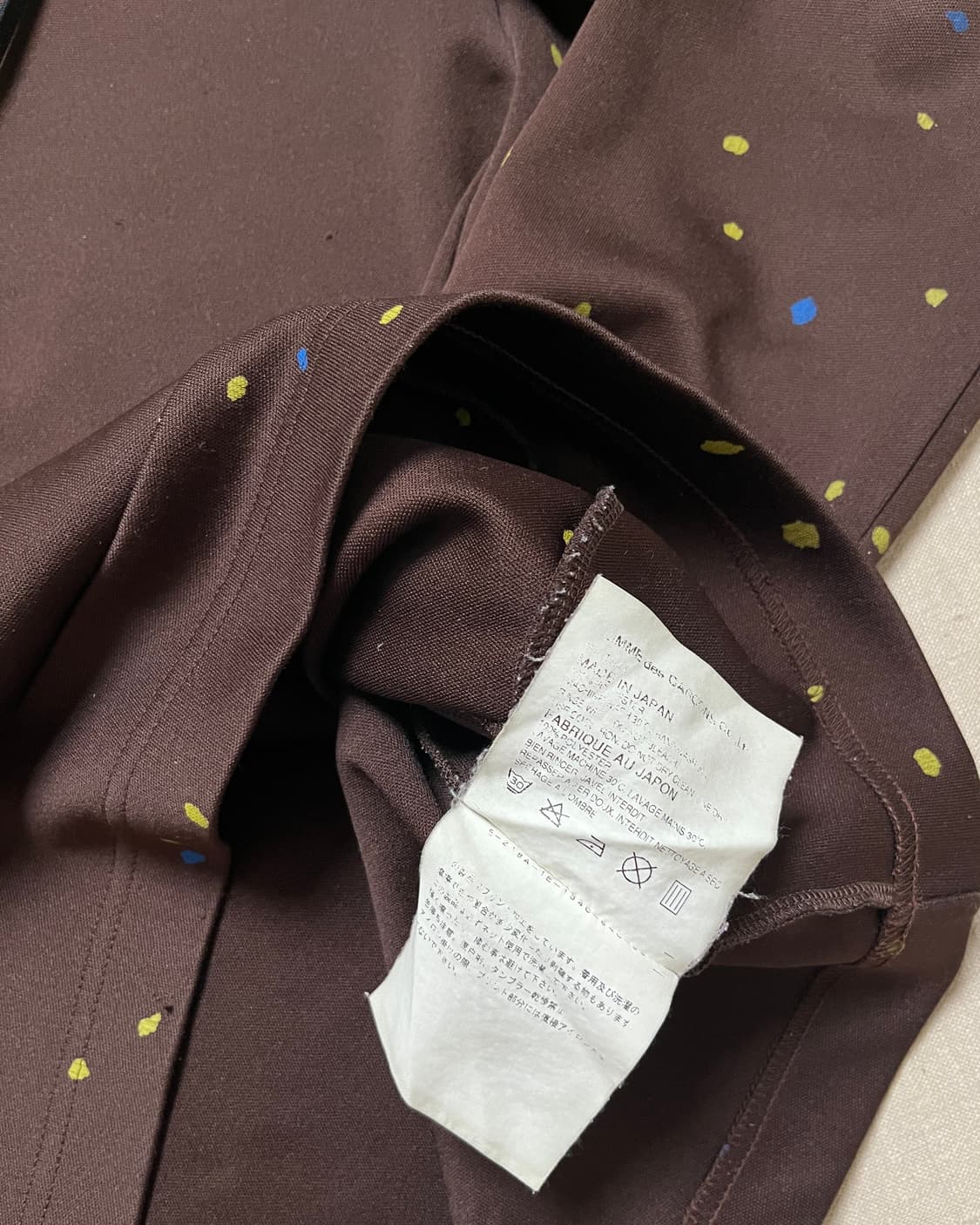 꼼데가르송 옴므플러스 페인팅 후드티 comme des garcons 상품이미지7