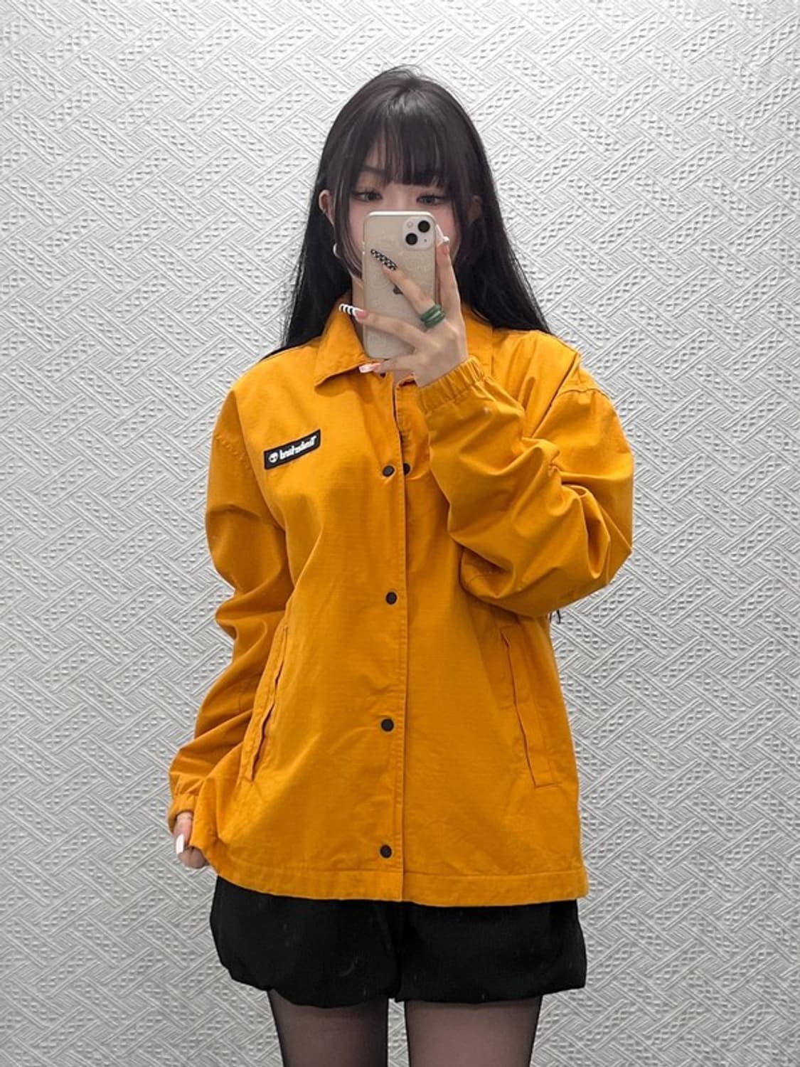 팀버랜드 올드스쿨 레트로 머스타드 립스탑 코치 자켓 M C10667 상품이미지1