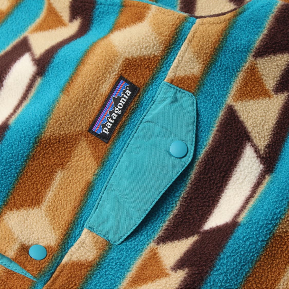 PATAGONIA "Brown Pattern Synchilla" 상품이미지4