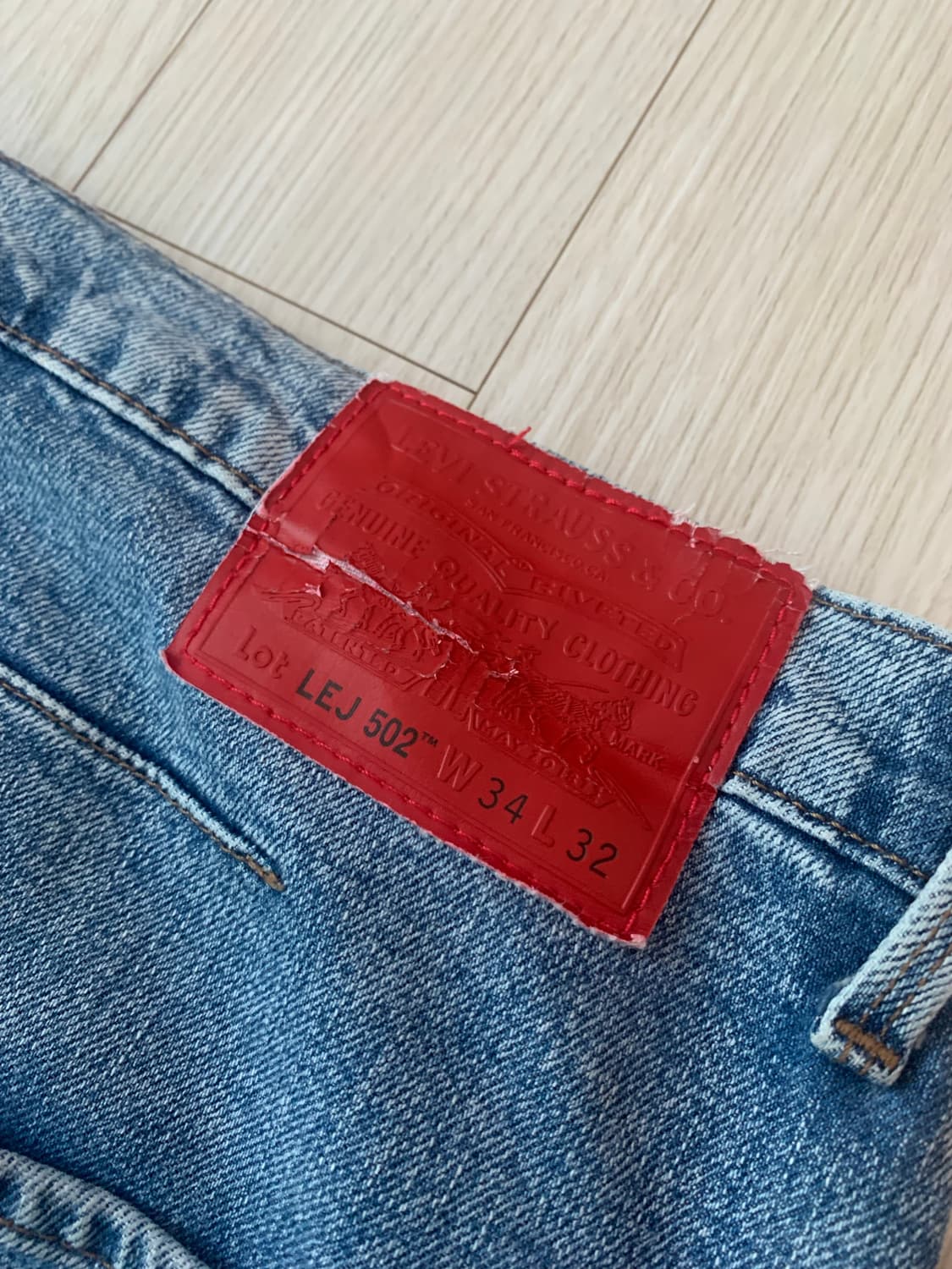 리바이스(Levi's) LEJ 502 엔지니어드진 34 상품이미지6