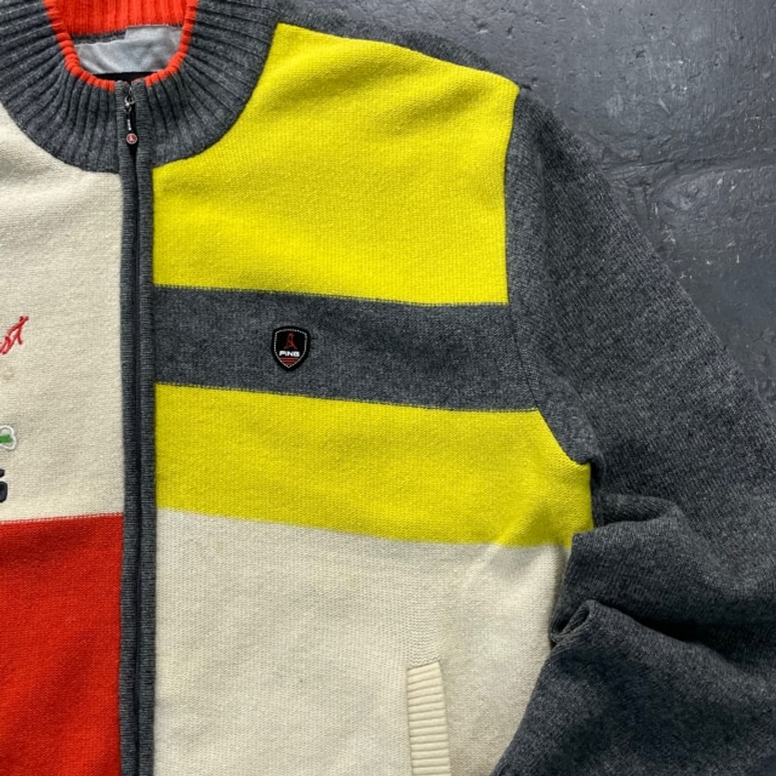 105 핑 방풍 니트집업  상품이미지2