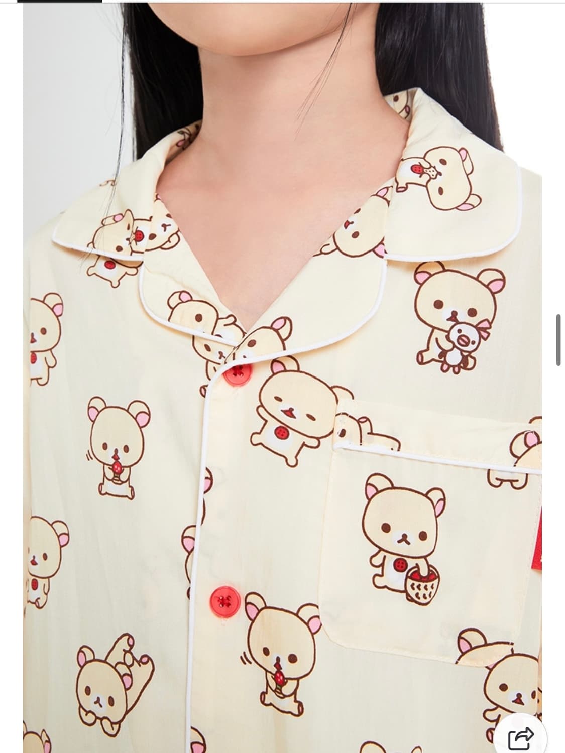 스파오 키즈 리락쿠마 긴팔 파자마 160사이즈 (성인 가능) 상품이미지3