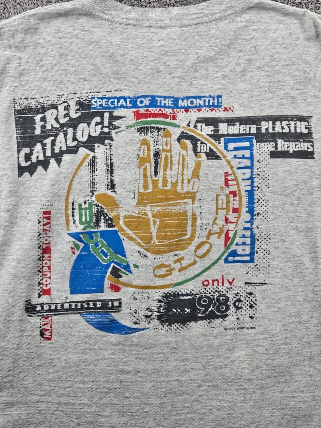 1991 USA 바디 글러브 커팅 롱 슬리브 ( XL ) / 11379 상품이미지9