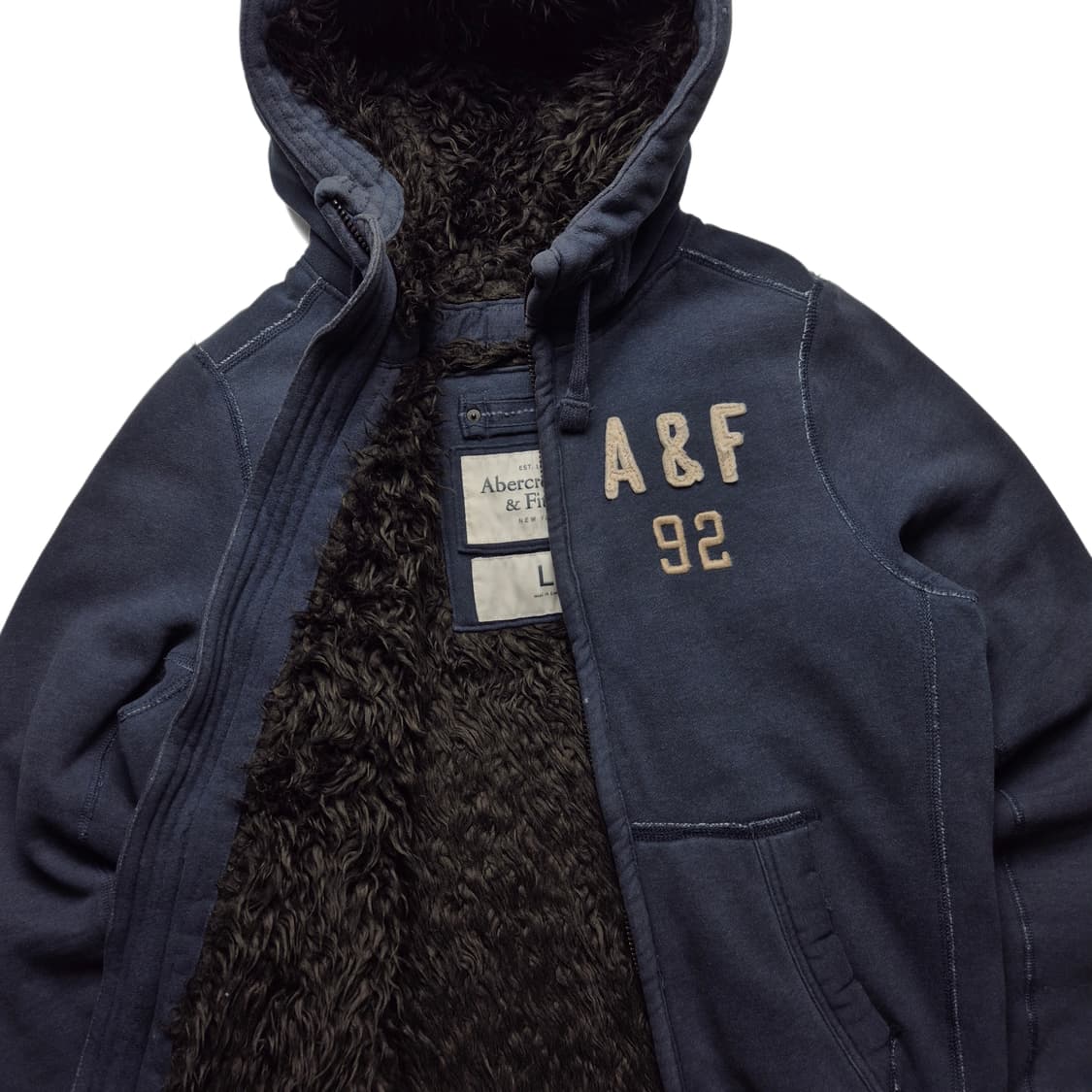 [L] 아베크롬비 울프죠 후드집업 상품이미지1