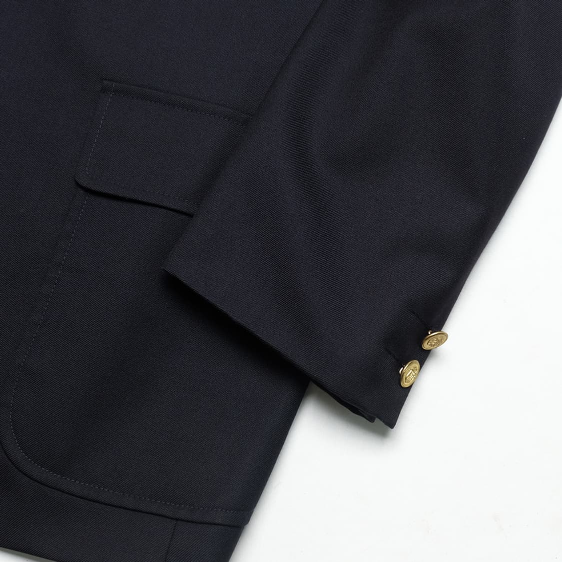gold button 3roll2 dark navy blazer 상품이미지3