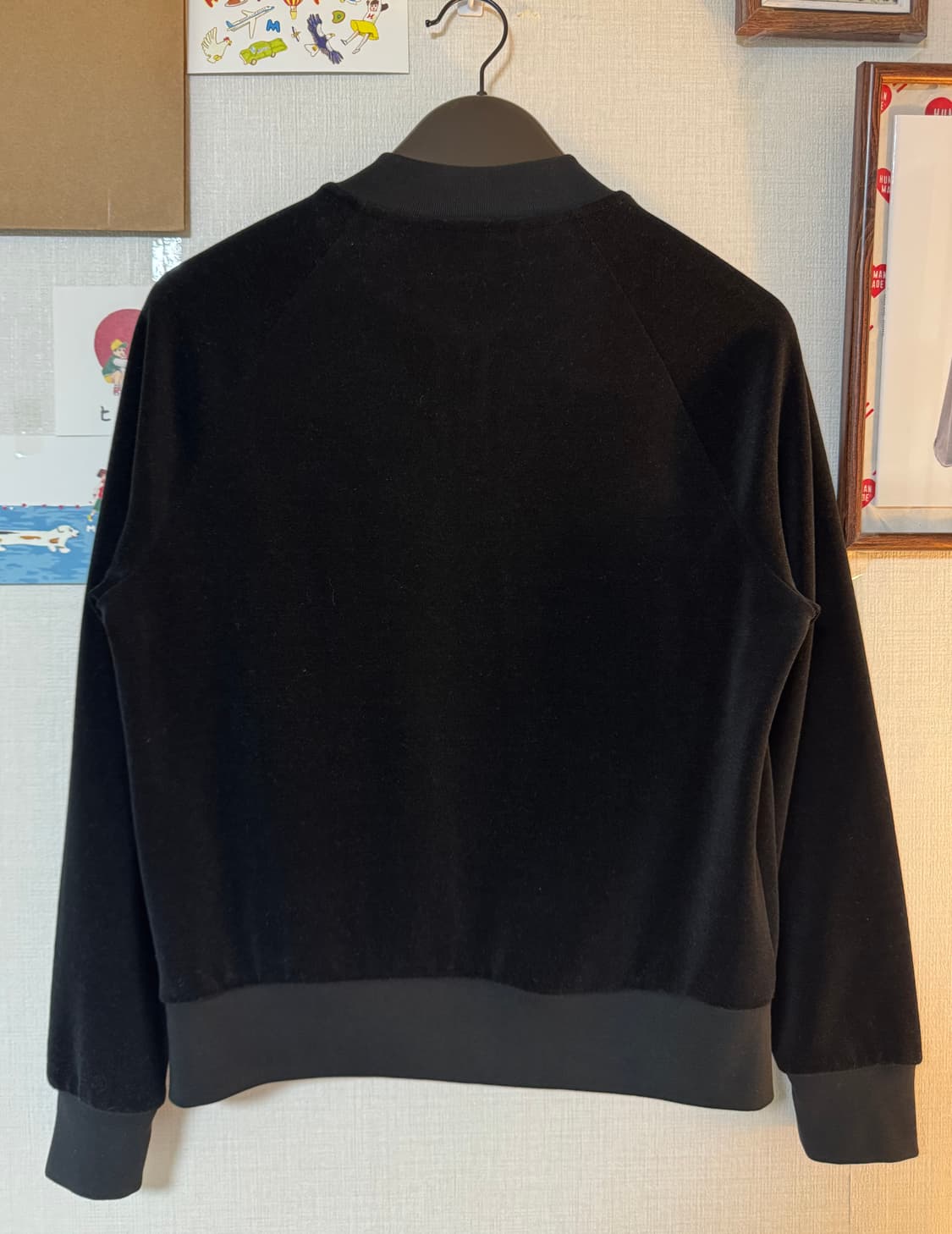 [XS]나이키 벨벳 봄버 자켓 블랙 상품이미지3