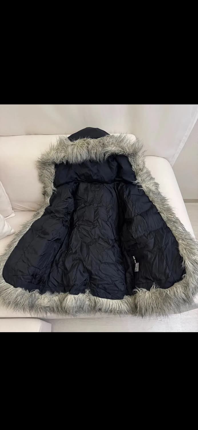 빈티지 퍼후드 패딩점퍼 상품이미지6