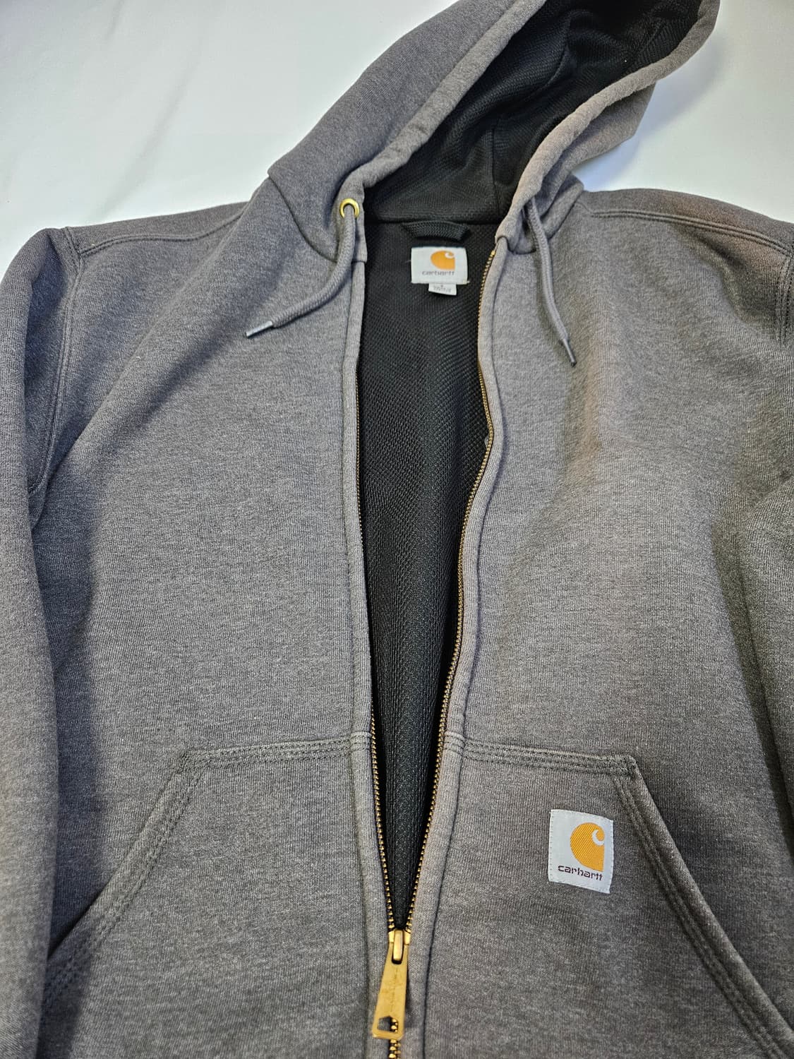 칼하트 레인디펜터 액티브 후드집업 자켓 빈티지 헤비코튼 USA S 상품이미지2