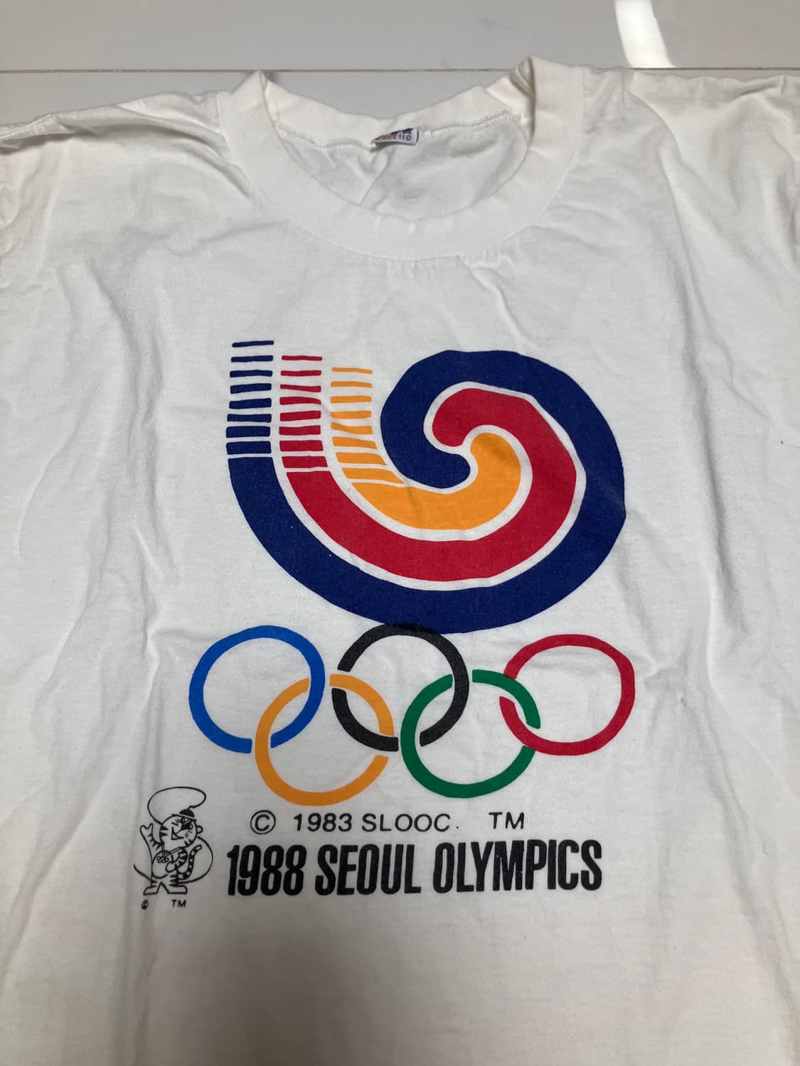 희귀템 소장가치 빈티지 88 올림픽 호돌이 티셔츠 110 상품이미지2