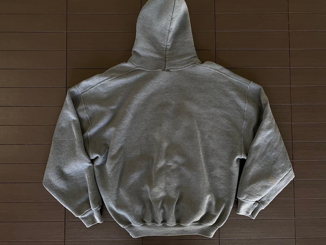 (XXL) 00s 빈티지 러셀 후드 다크그레이 상품이미지2