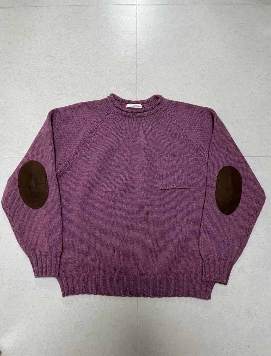 [40] 올드조 / 22FW 트위디 얀 롤넥 스웨터 / 플럼 상품이미지3