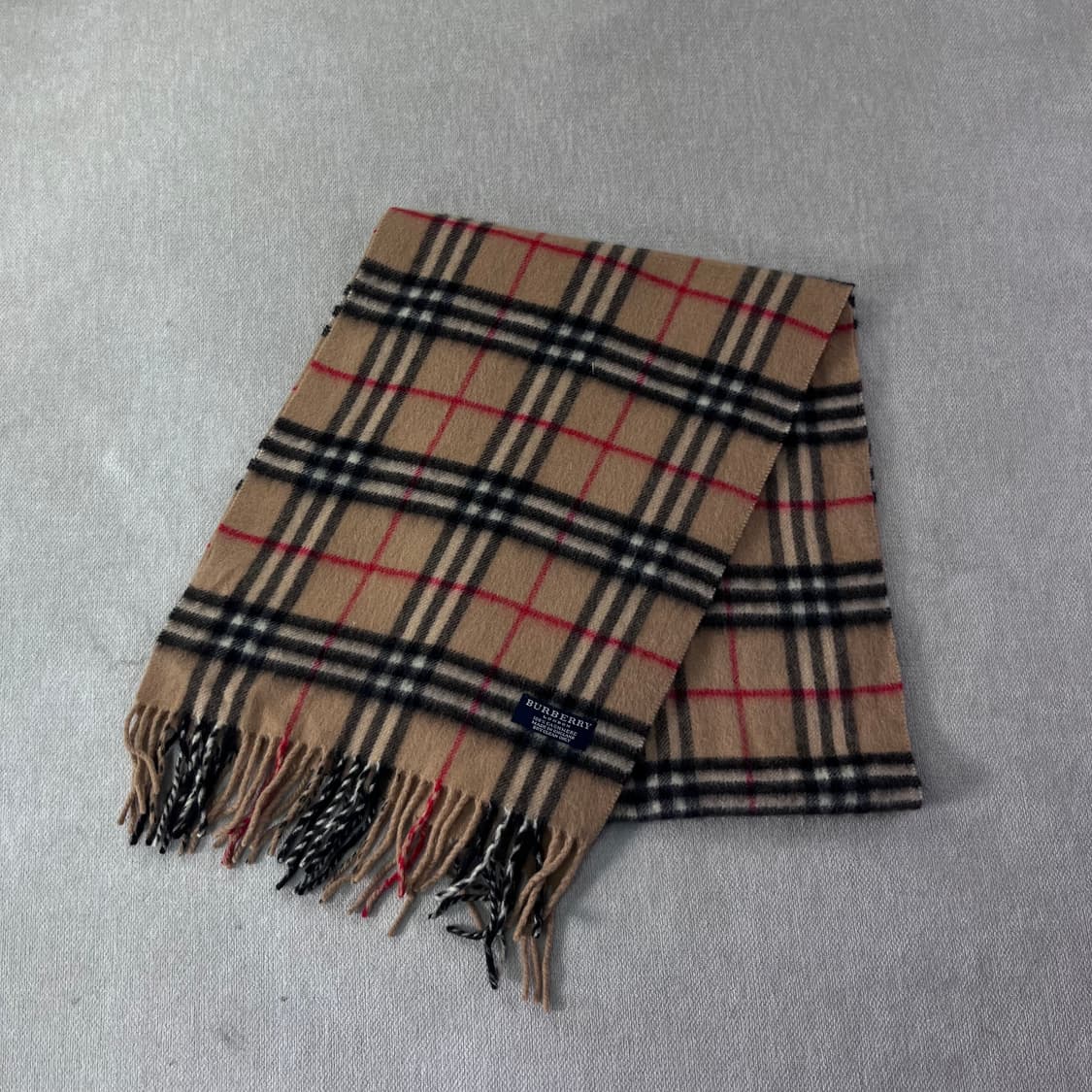 버버리 캐시미어 노바체크 머플러 상품이미지1