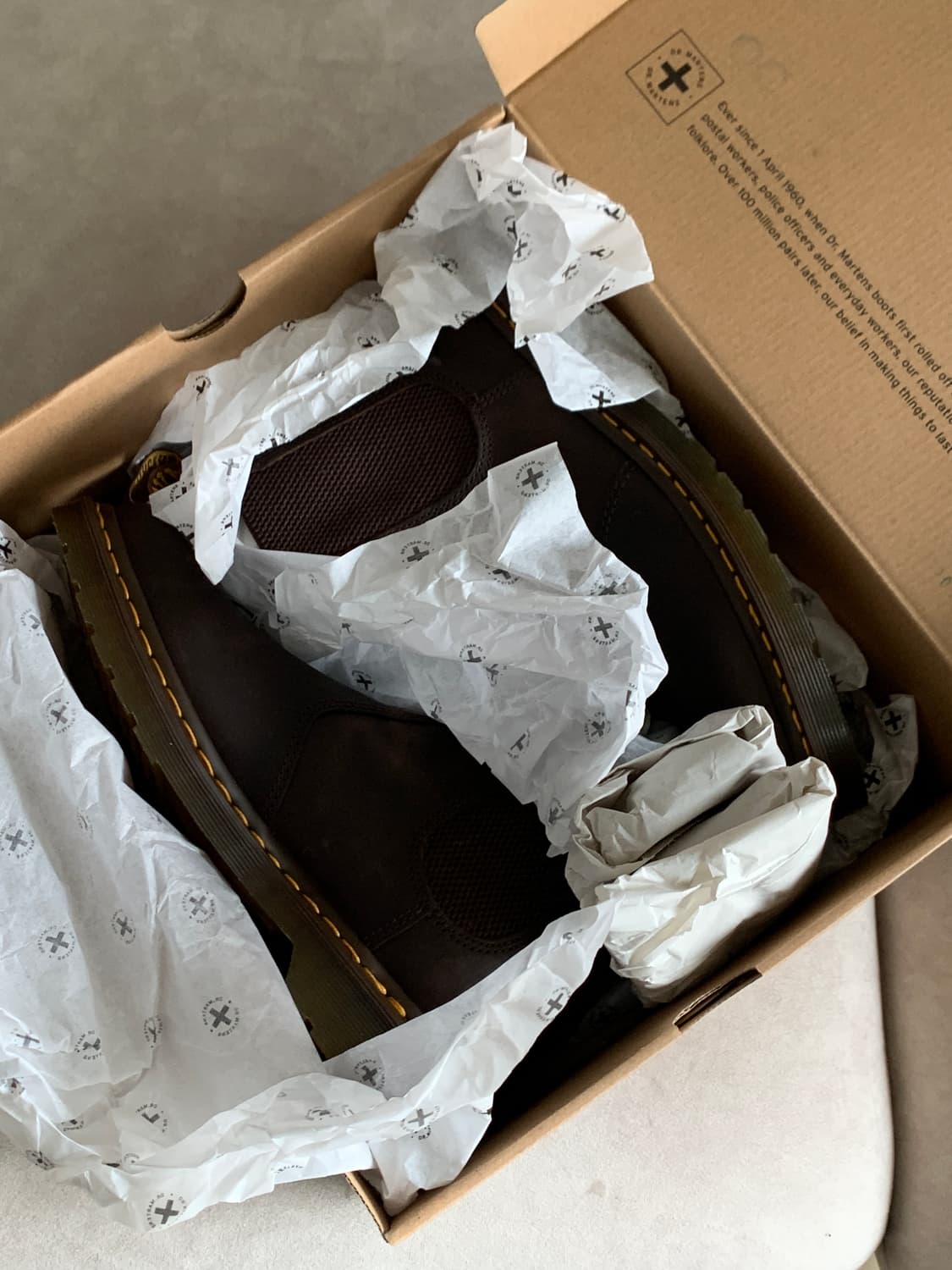 (새상품) 닥터마틴 2976 YS 다크브라운 us9 상품이미지7