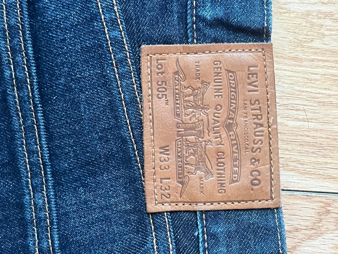 S급) 리바이스 505 진청 상품이미지3