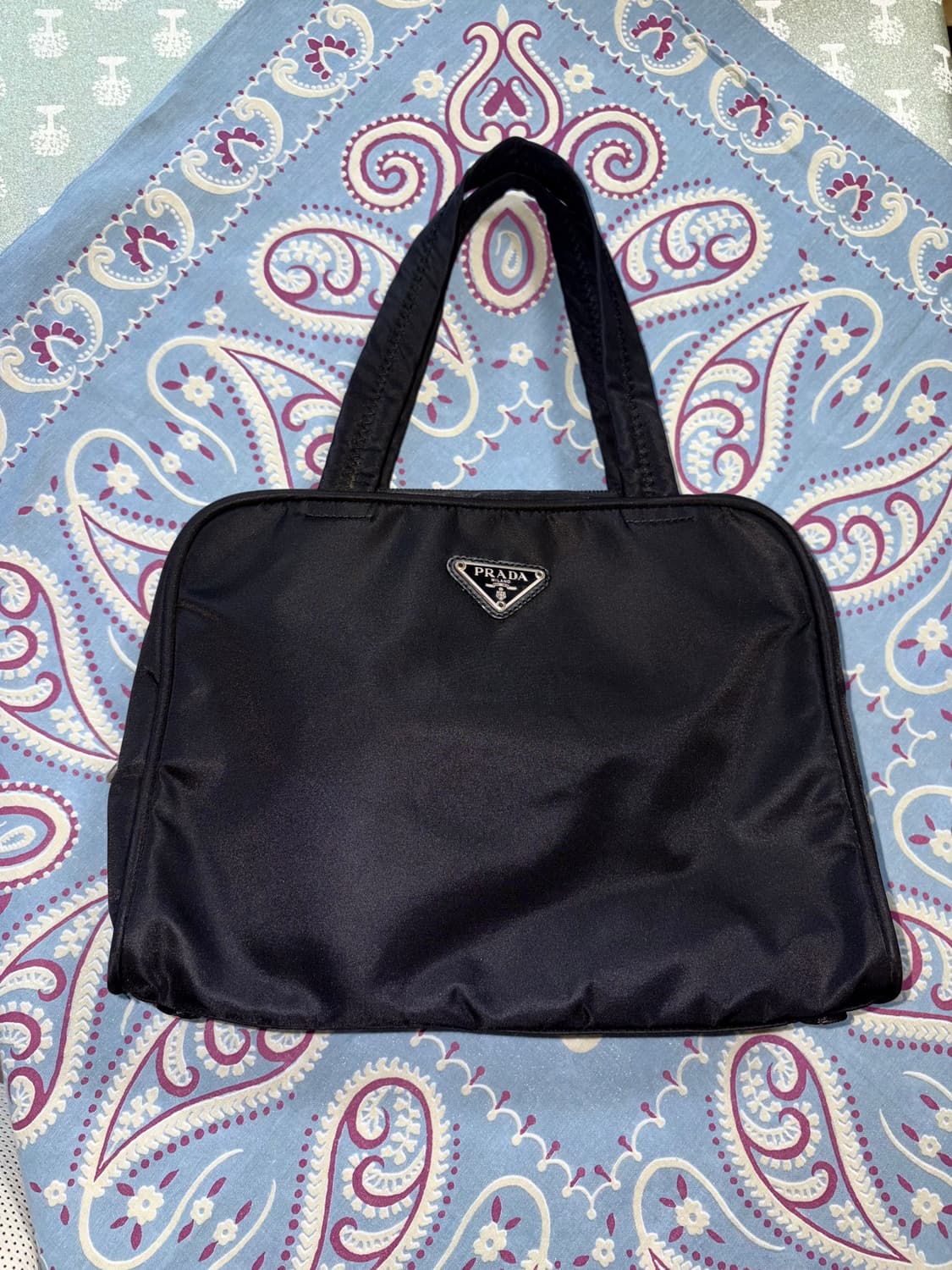 00s PRADA Tessuto mini tote 프라다 테수토 백 상품이미지1