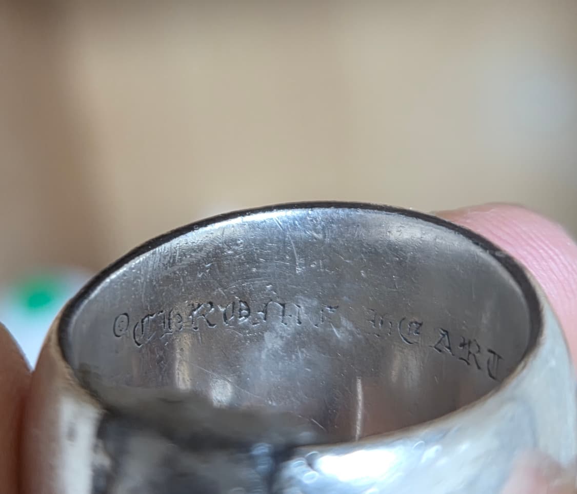 크롬하츠 스타오발 링 상품이미지3